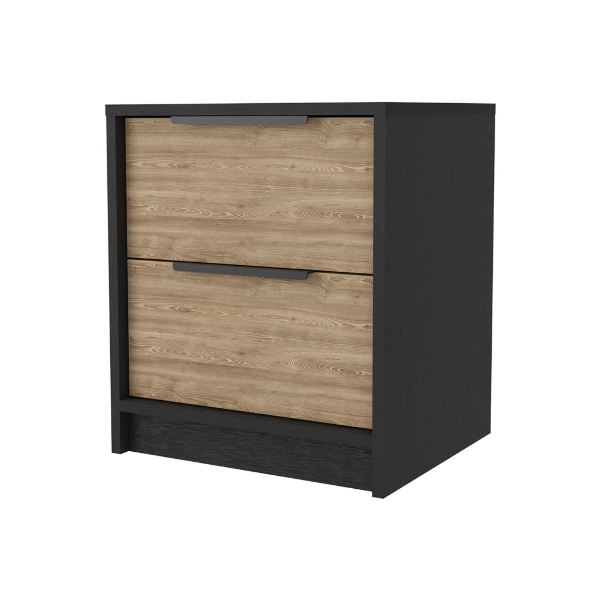 VELADOR FMFURNITURE 2 CAJONES FM 001N NEGRO - 1