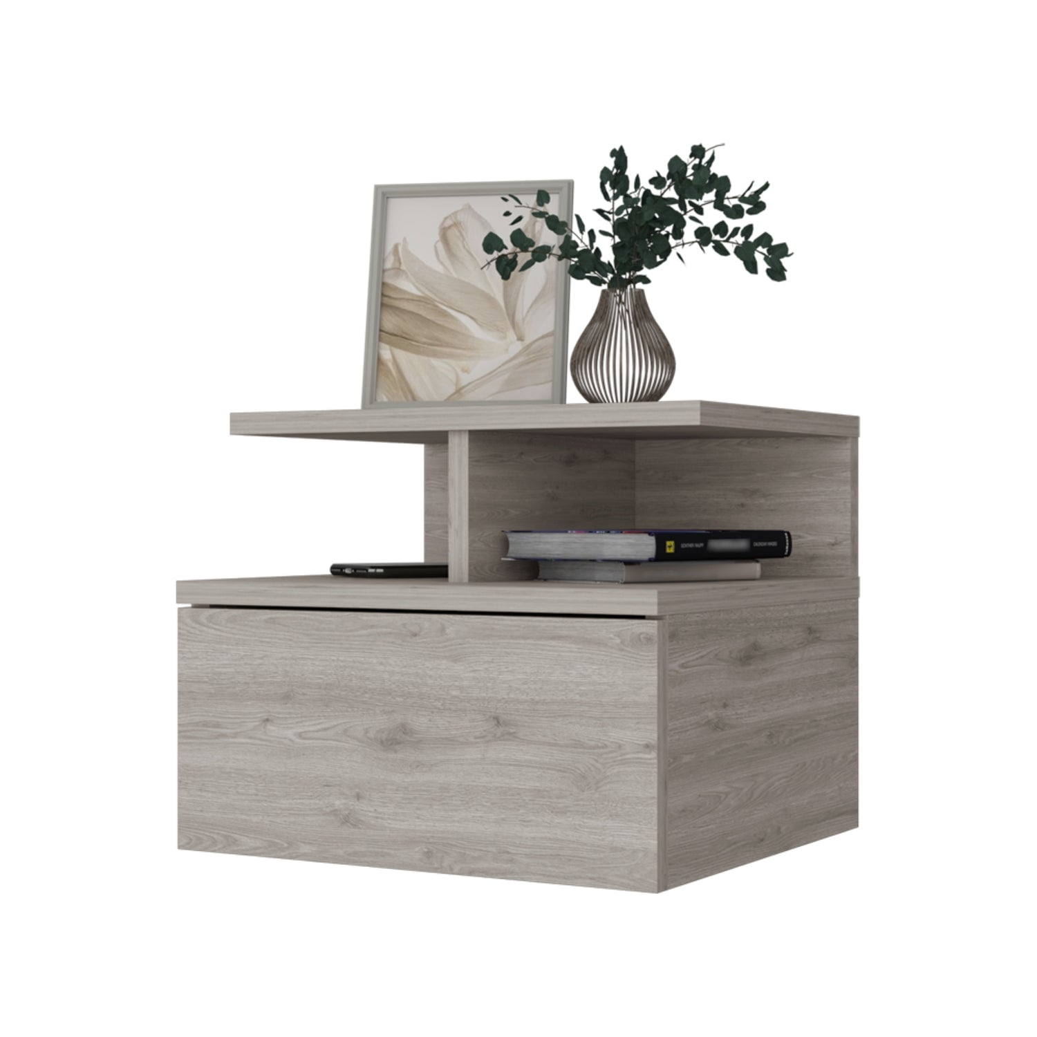 VELADOR FMFURNITURE FLOTANTE 1 CAJÓN FM 007E BEIGE - 3