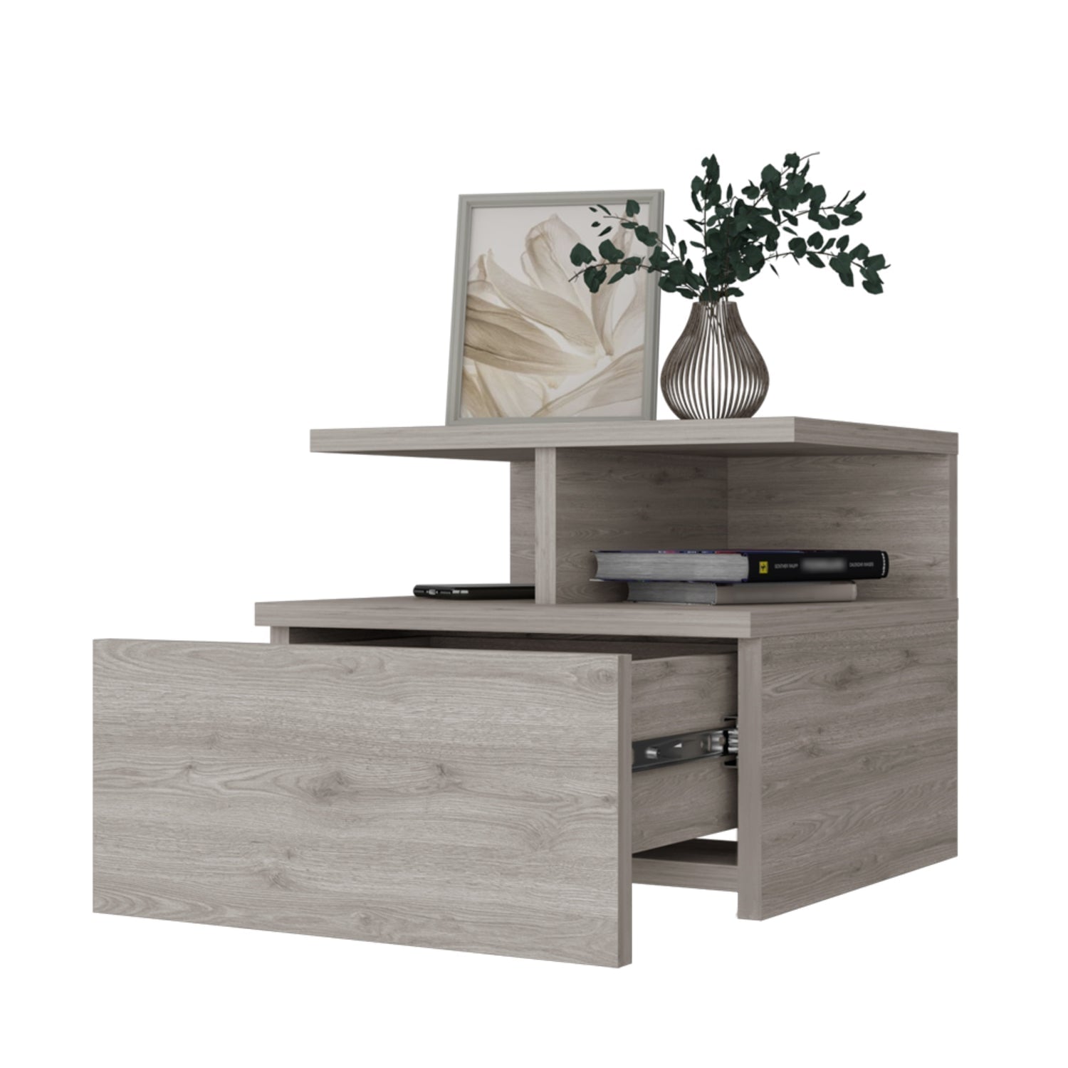VELADOR FMFURNITURE FLOTANTE 1 CAJÓN FM 007E BEIGE - 4
