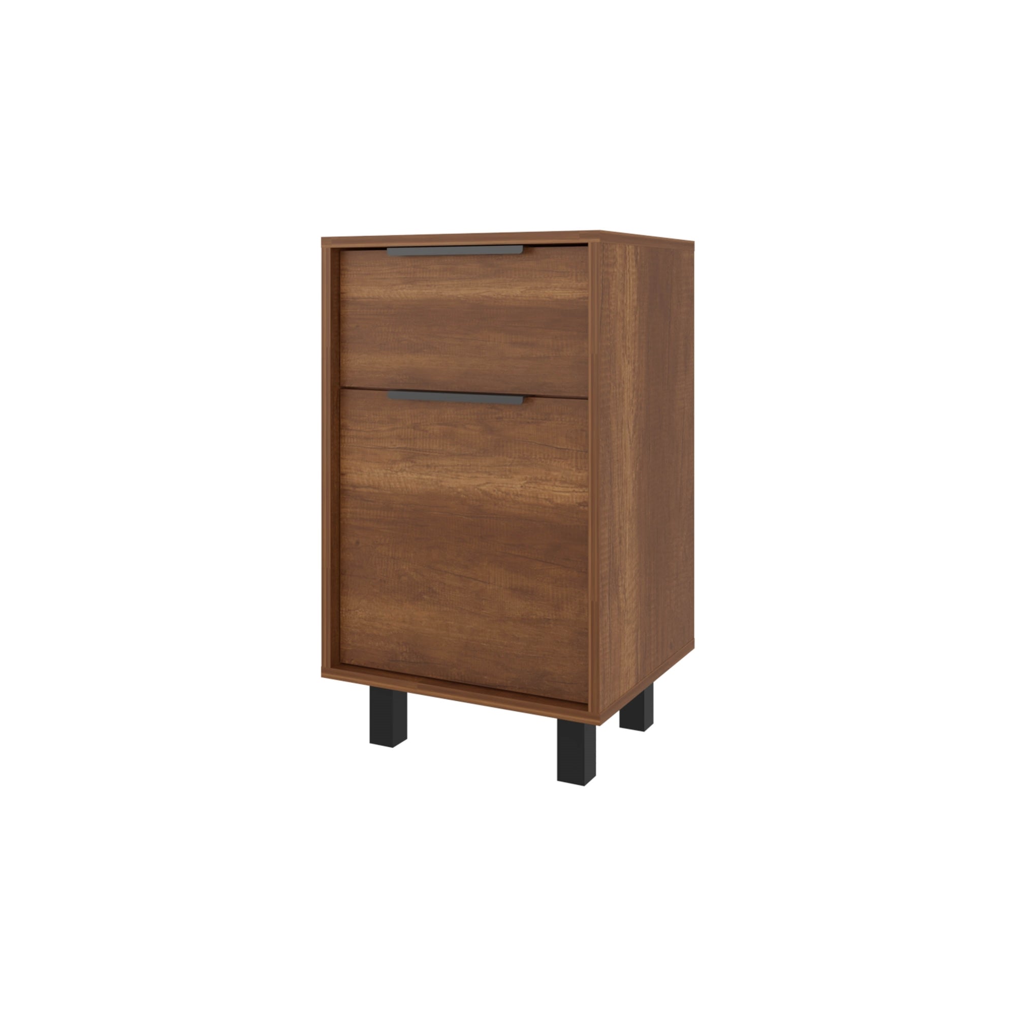 VELADOR FMFURNITURE 1 CAJÓN 1 PUERTA FM 002O CAFÉ OSCURO - 1