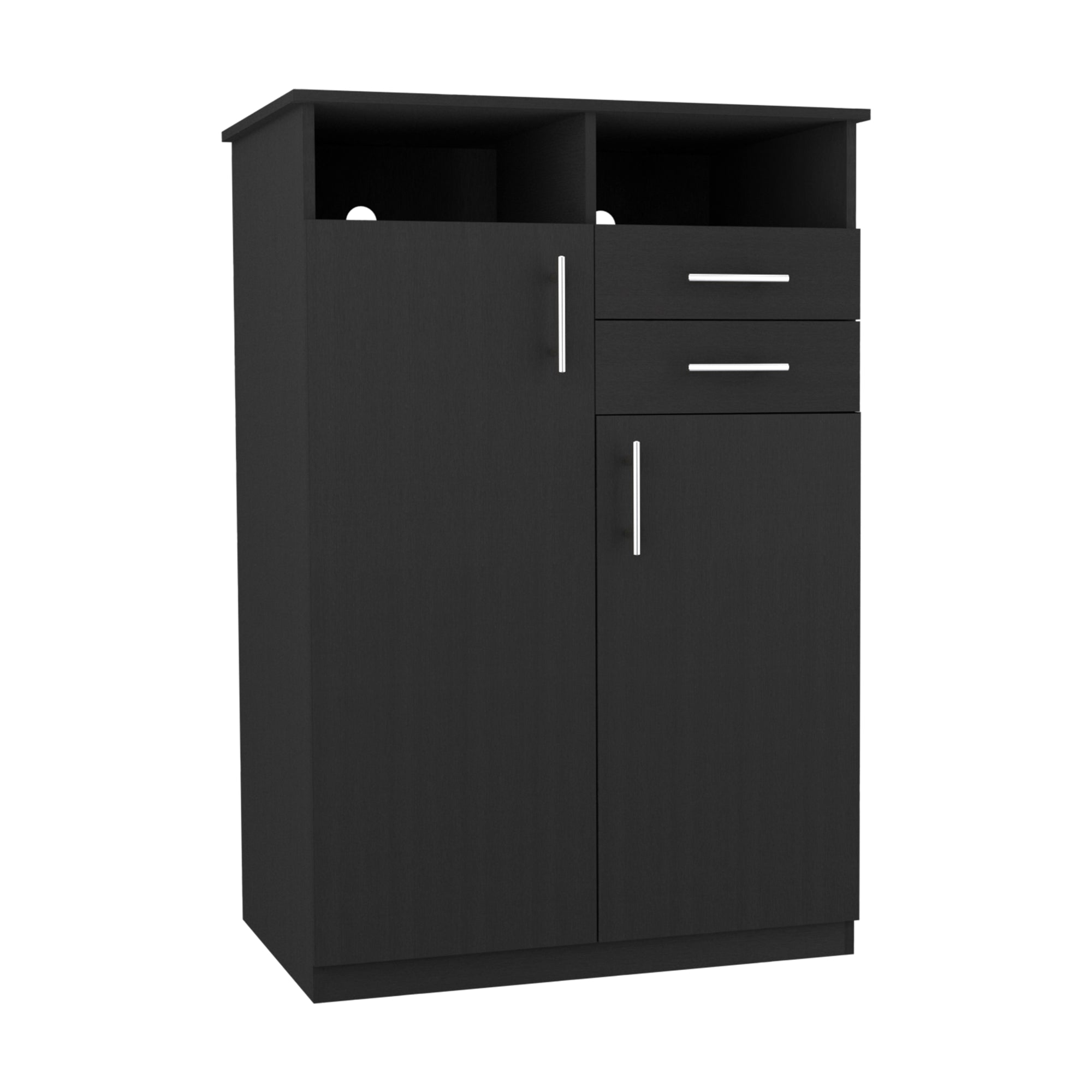 CLOSET FMFURNITURE 2 PUERTAS 2 CAJONES FM 022N NEGRO - 1