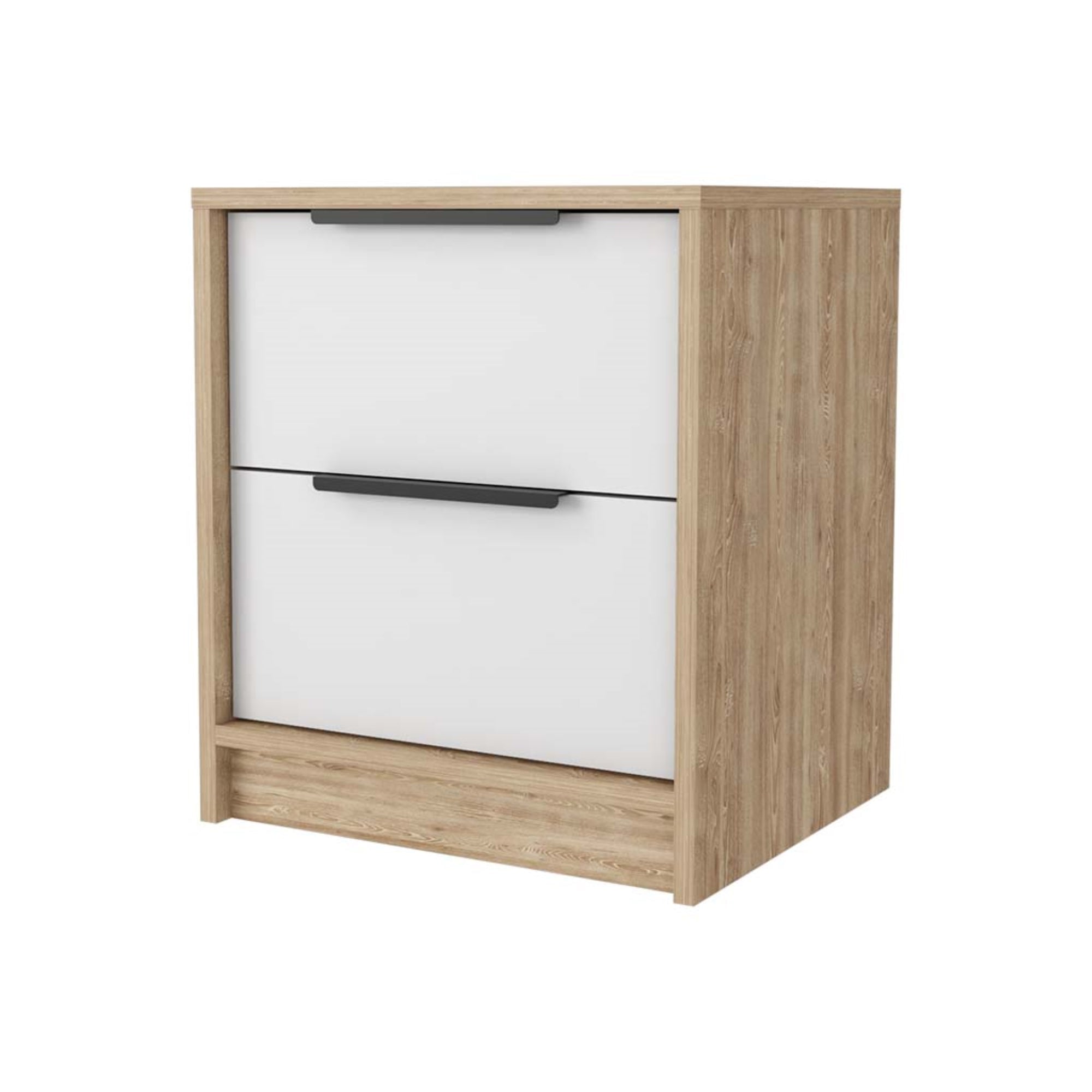 VELADOR FMFURNITURE 2 CAJONES FM 001C CAFE CLARO - 1