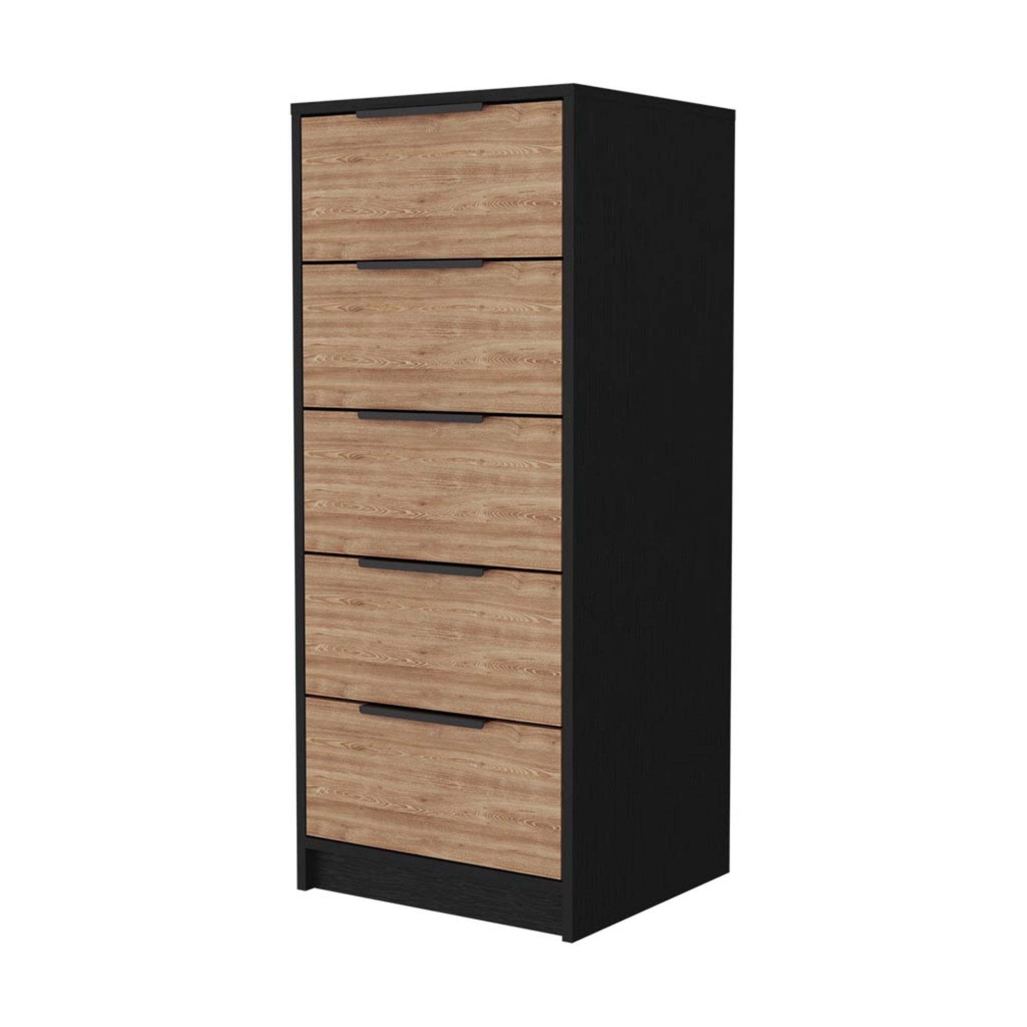COMODA FMFURNITURE 5 CAJONES FM 002N NEGRO - 1