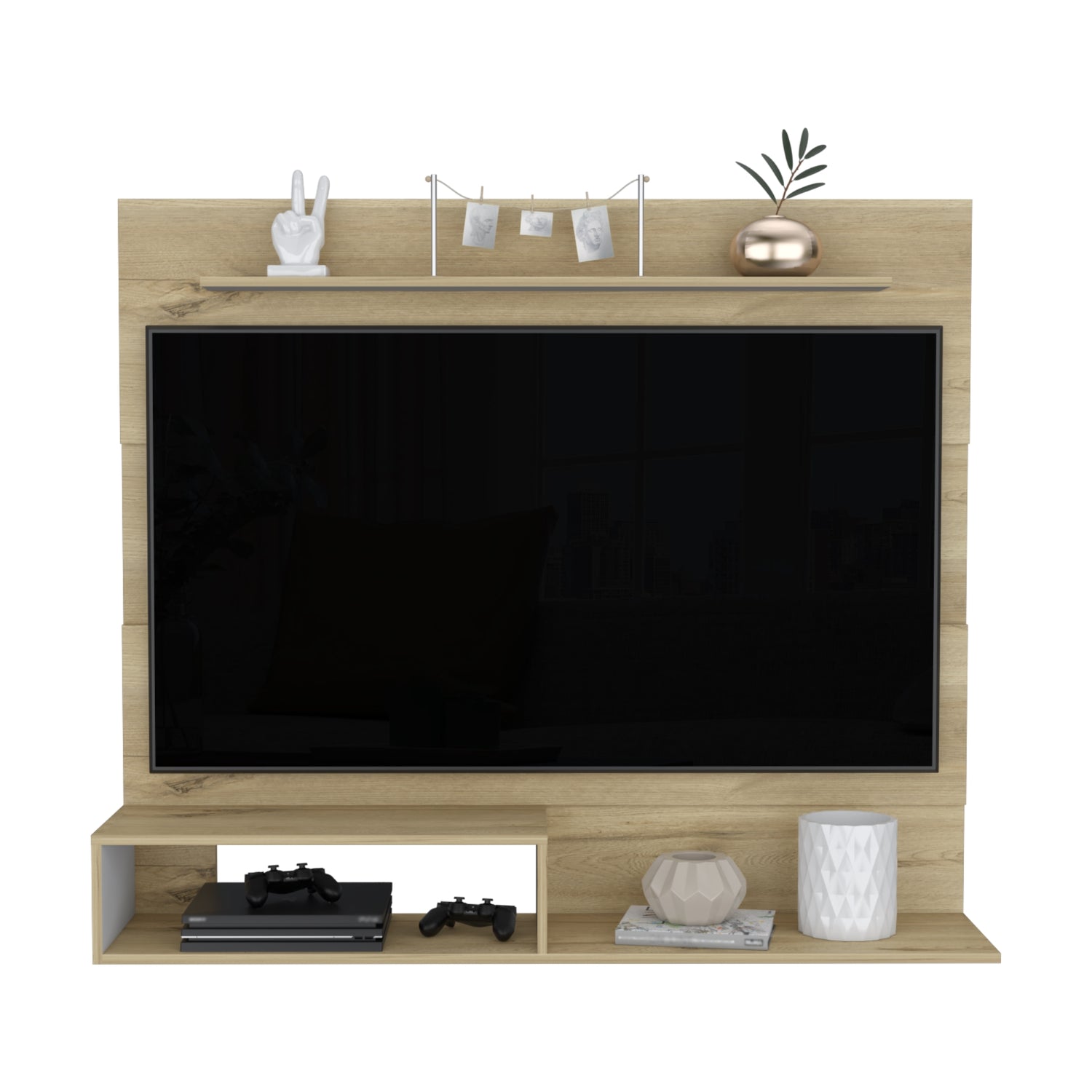 PANEL TV FMFURNITURE CAFÉ CLARO 55' FM 010C - 3