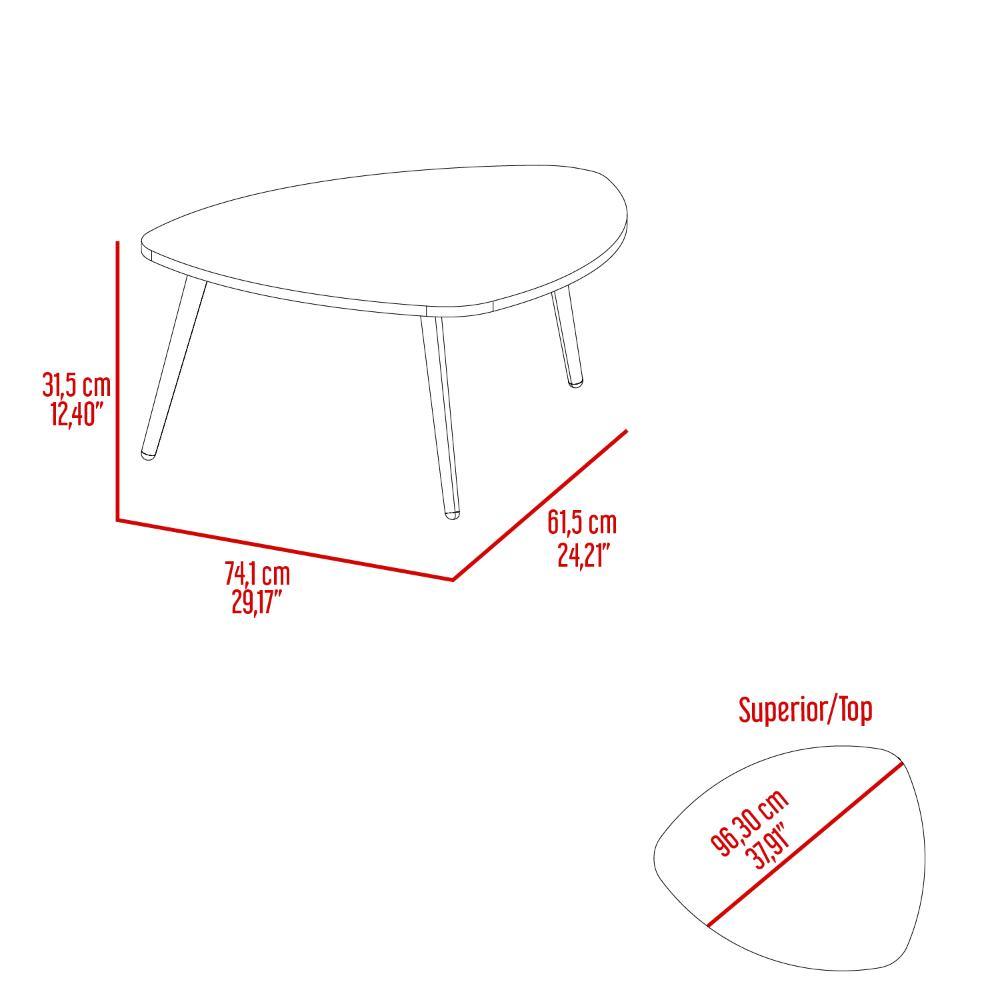 MESA CENTRO FMFURNITURE FM 023B BLANCO - 6