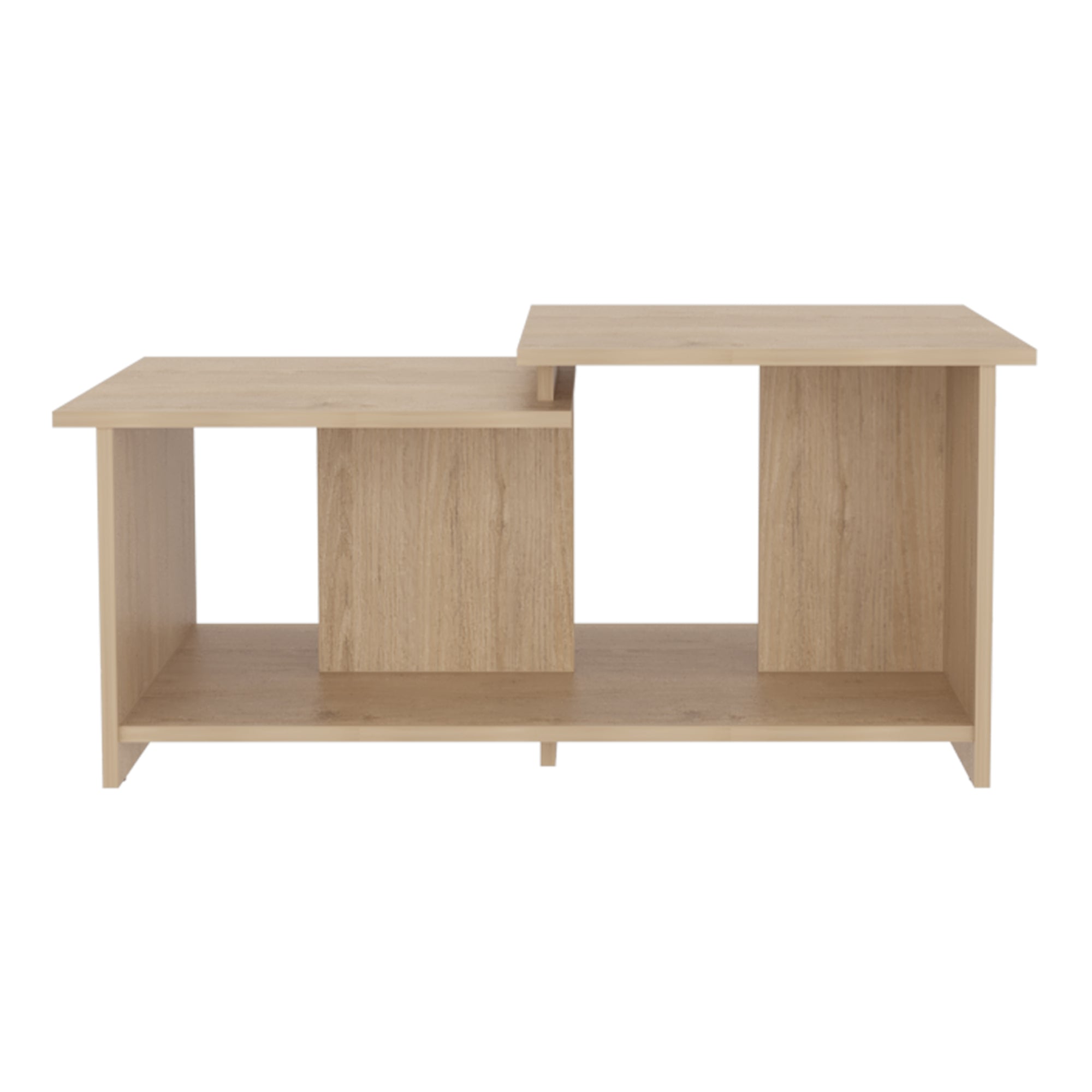 MESA CENTRO FMFURNITURE RECTANGULAR FM 016C CAFE CLARO - 2