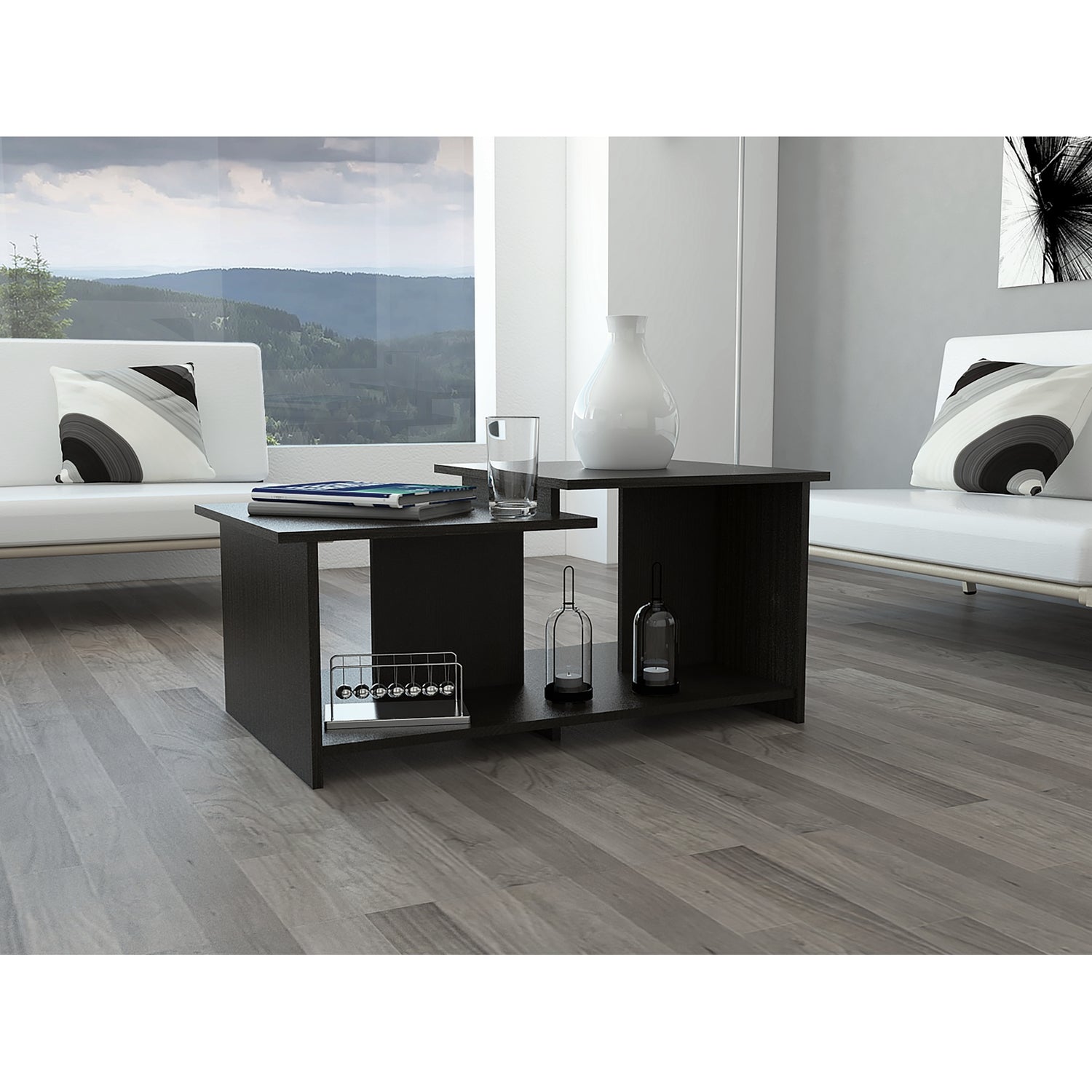 MESA CENTRO FMFURNITURE FM 024N NEGRO - 5