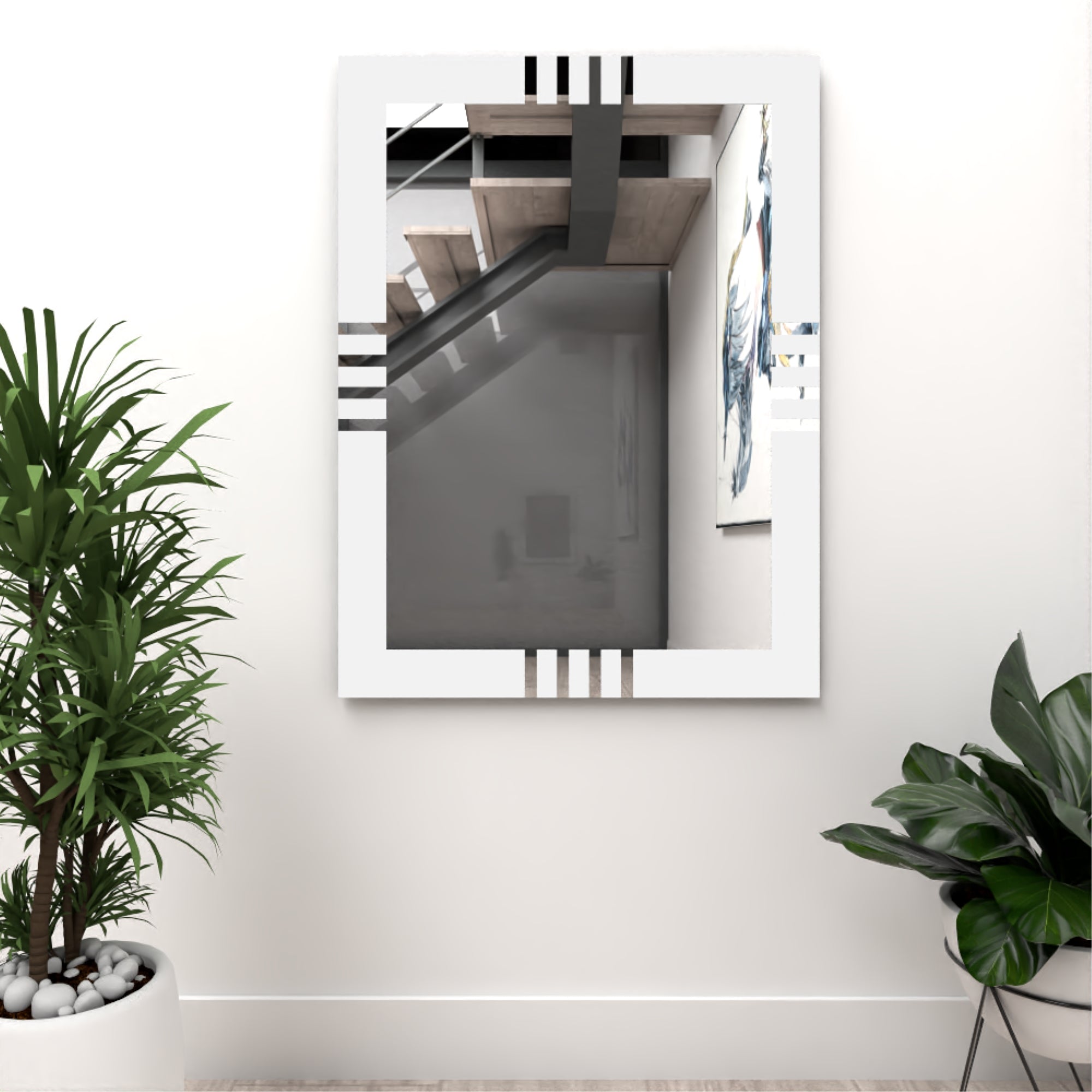 ESPEJO FMFURNITURE RECTANGULAR 80X60X1.9 CM FM 061 VIDRIO - 1