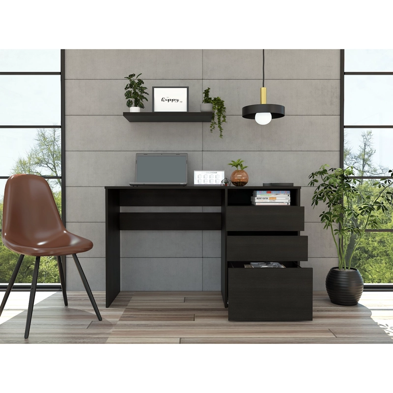 ESCRITORIO 3 CAJONES FM-049N - NEGRO - 5