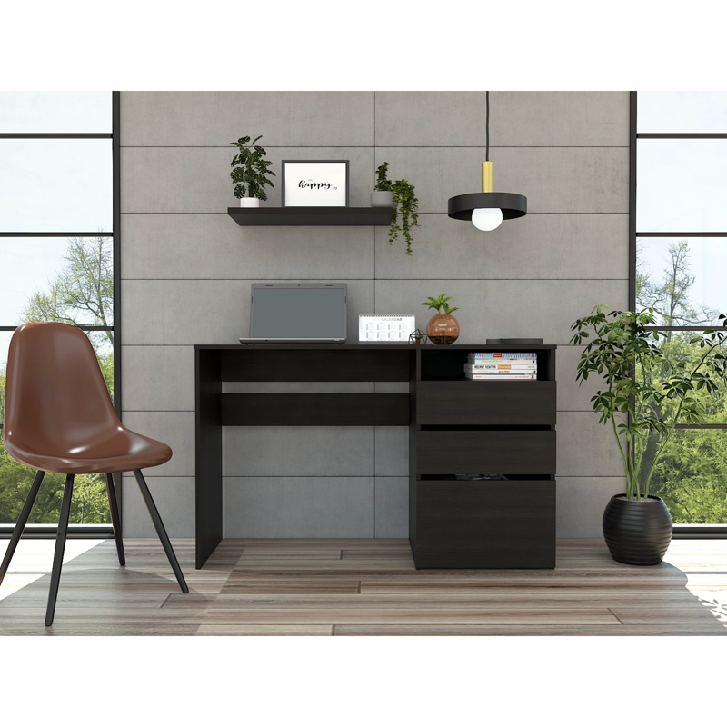 ESCRITORIO 3 CAJONES FM-049N - NEGRO - 6