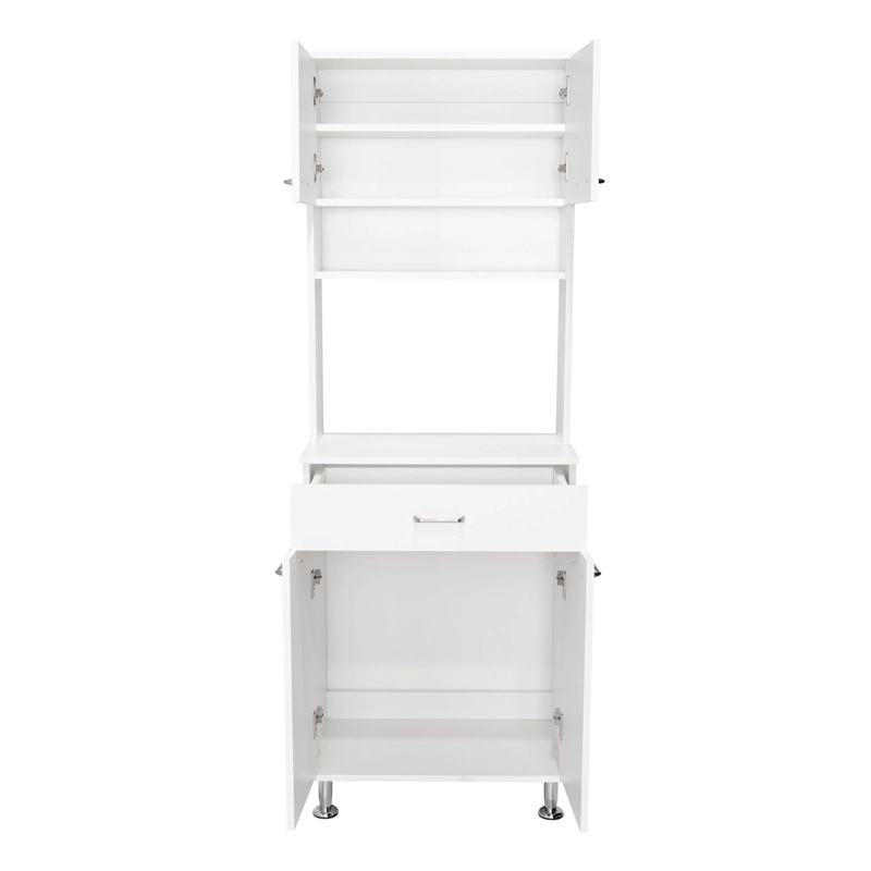 MUEBLE MICROONDAS 4 PUERTAS 1 CAJON FM-012B BLANCO - 6