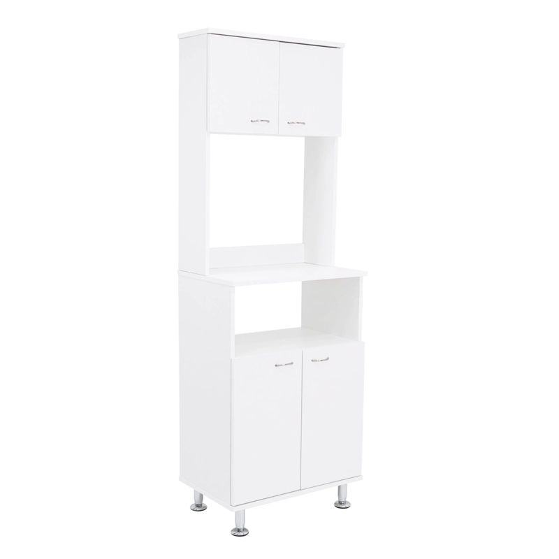 MUEBLE MICROONDAS 4 PUERTAS FM-011B BLANCO - 1