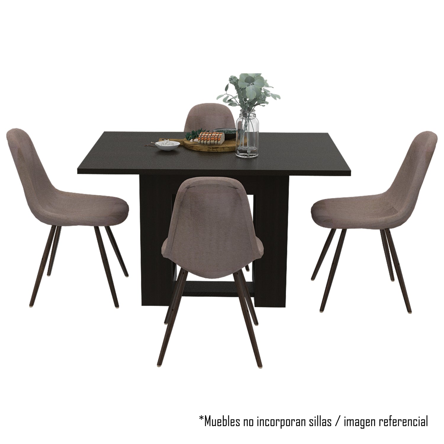 MESA DE COMEDOR FM-003N NEGRO - 3