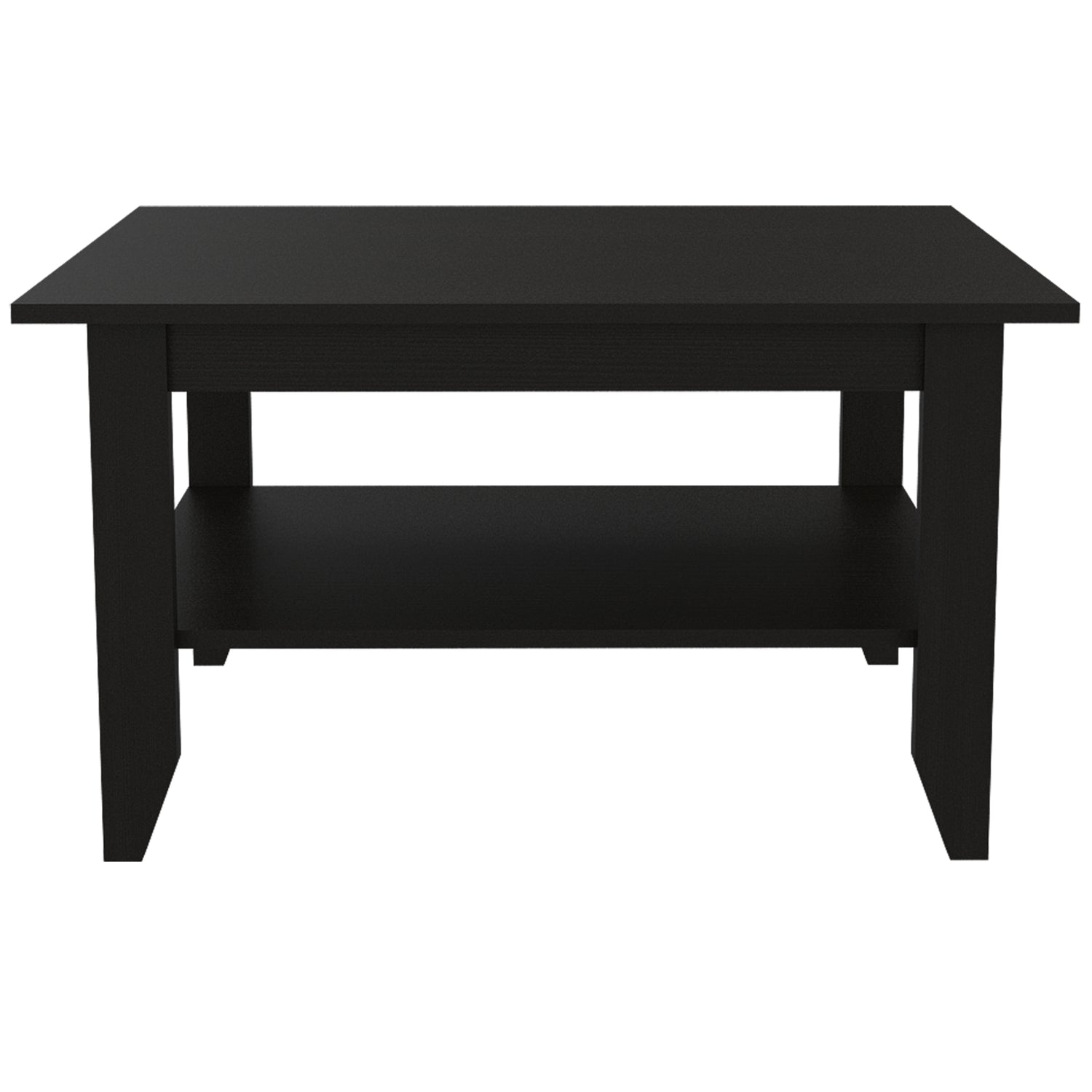 MESA DE CENTRO 1 ESTANTE FM-004N NEGRO - 2