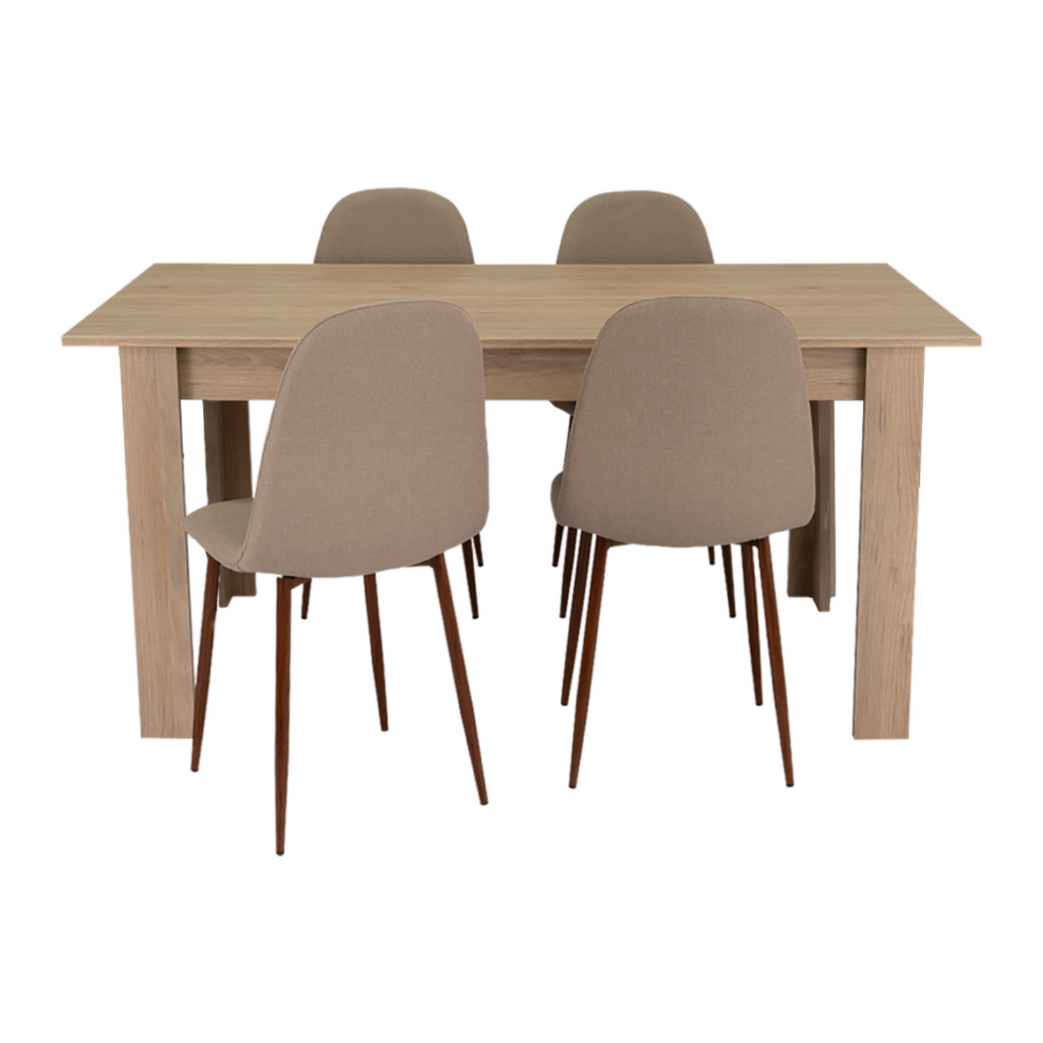 MESA DE COMEDOR FM-005C CAFÉ CLARO - 4