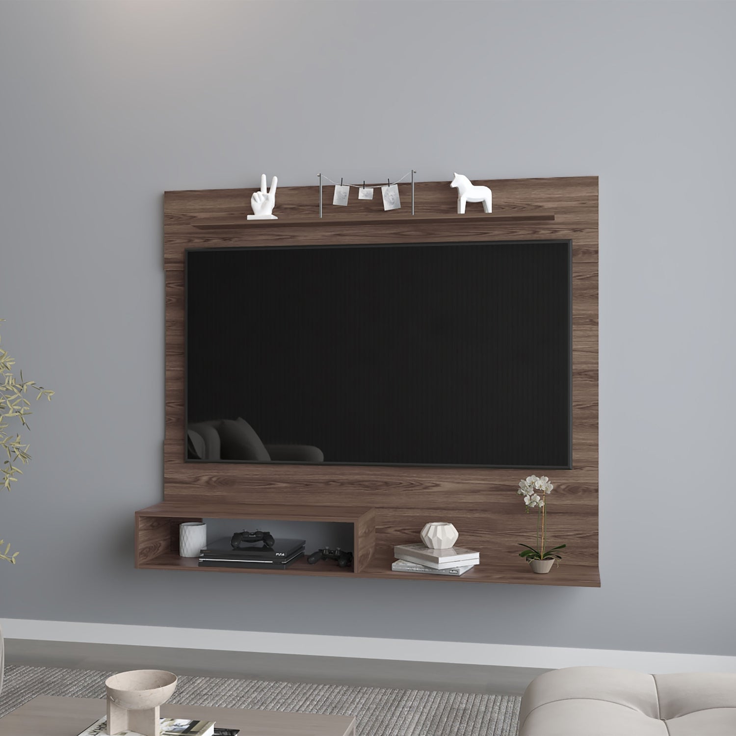 PANEL TV 55' 120X150X31,5 CM FM-001O - CAFE OSCURO - 5