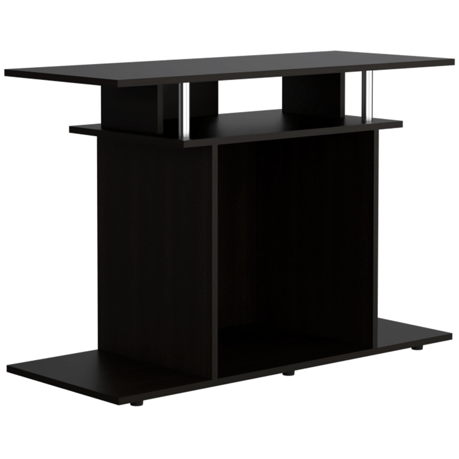 RACK TV 40' CON VARIAS REPISAS FM-028W - NEGRO - 1