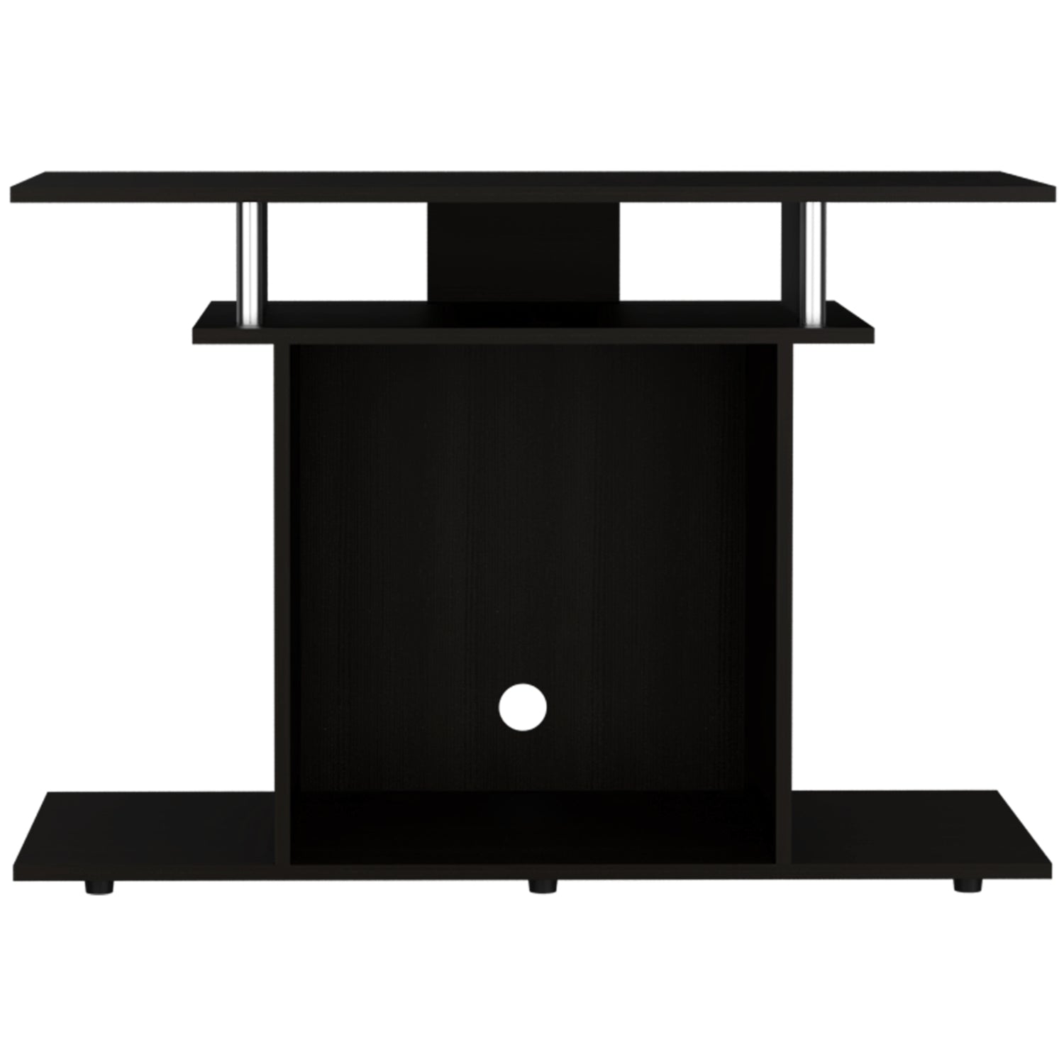 RACK TV 40' CON VARIAS REPISAS FM-028W - NEGRO - 2