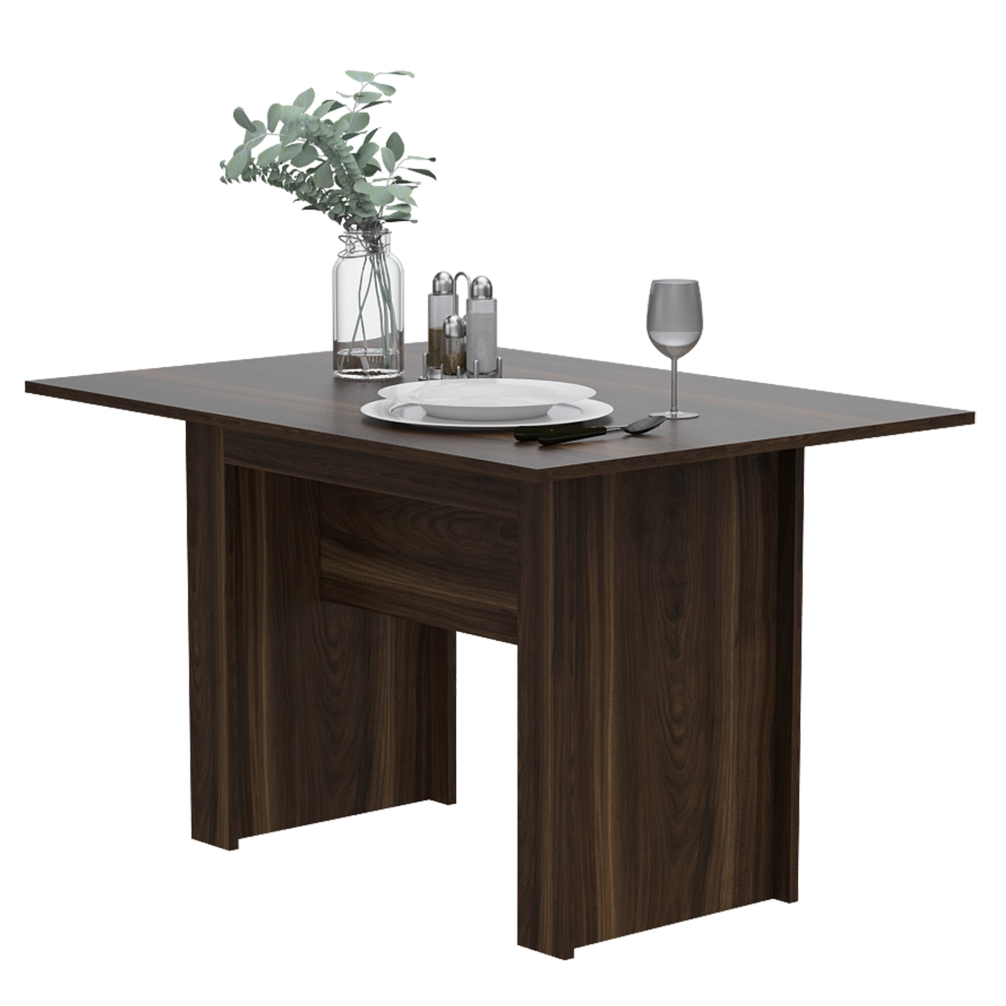 MESA DE COMEDOR FM-007O CAFÉ OSCURO - 4
