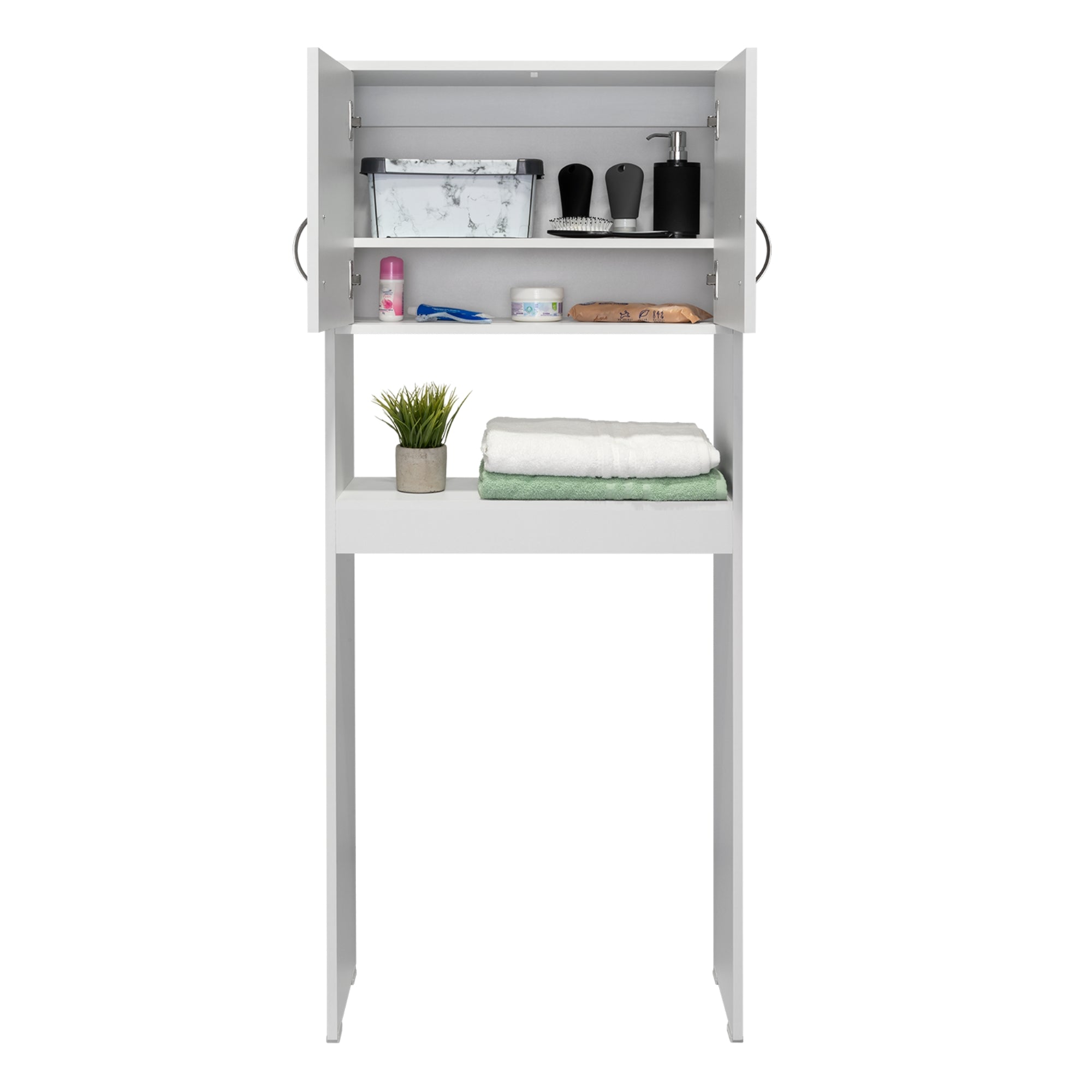 ESTANTE ORGANIZADOR WC 2 PUERTAS FM-013B - BLANCO - 5