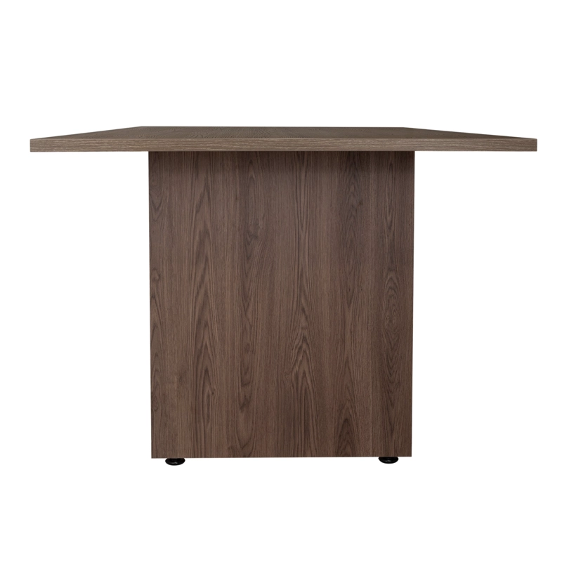 MESA DE REUNION 75X200X100 CM FM-054N - NEGRO Y CAFE OSCURO - 2