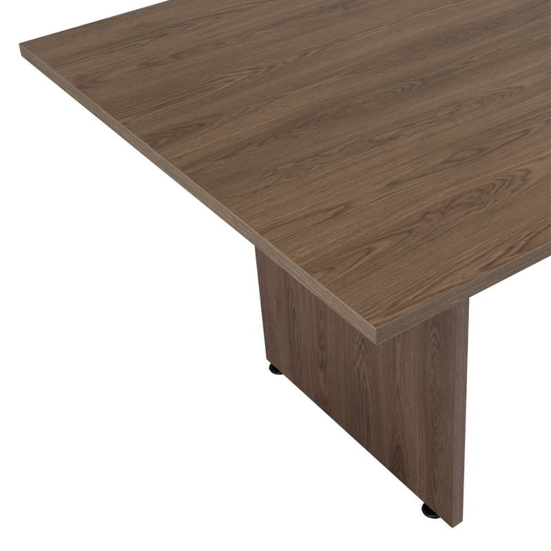 MESA DE REUNION 75X200X100 CM FM-054N - NEGRO Y CAFE OSCURO - 6