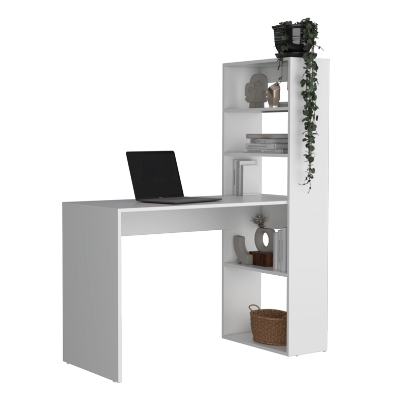 ESCRITORIO BIBLIOTECA 144X120X53 CM FM-050B BLANCO - 3