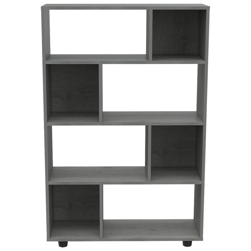 BIBLIOTECA MODULAR 8 REPISAS  FM-011G GRIS - 2
