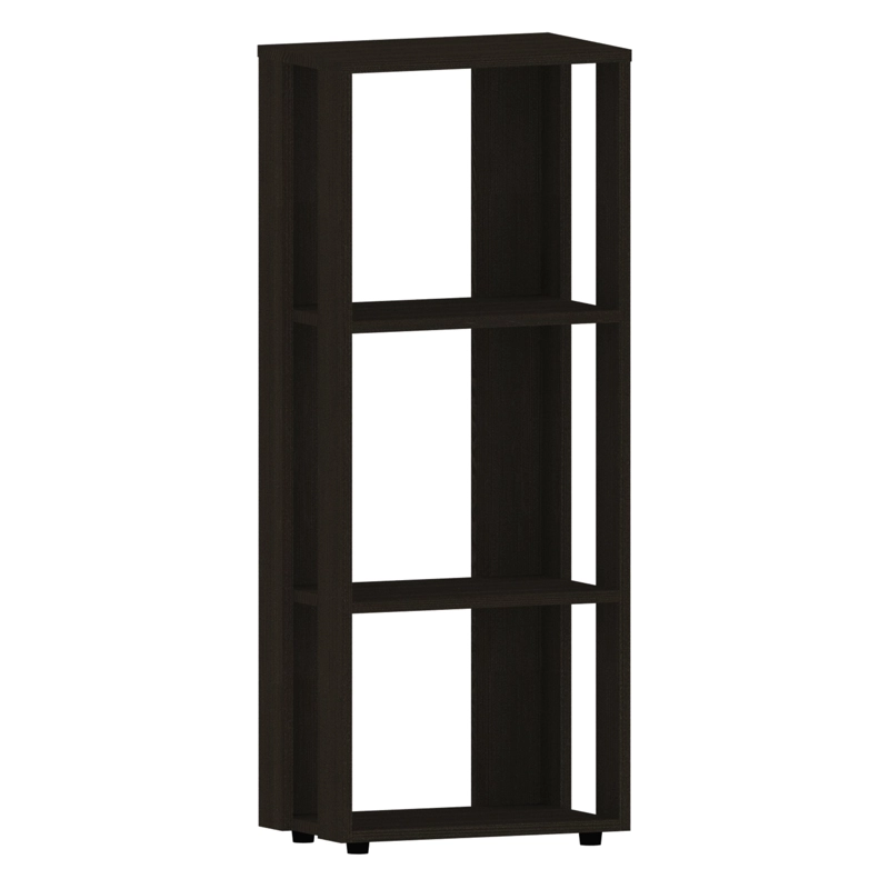 LIBRERO 2 ESTANTES FM-004W - NEGRO - 1