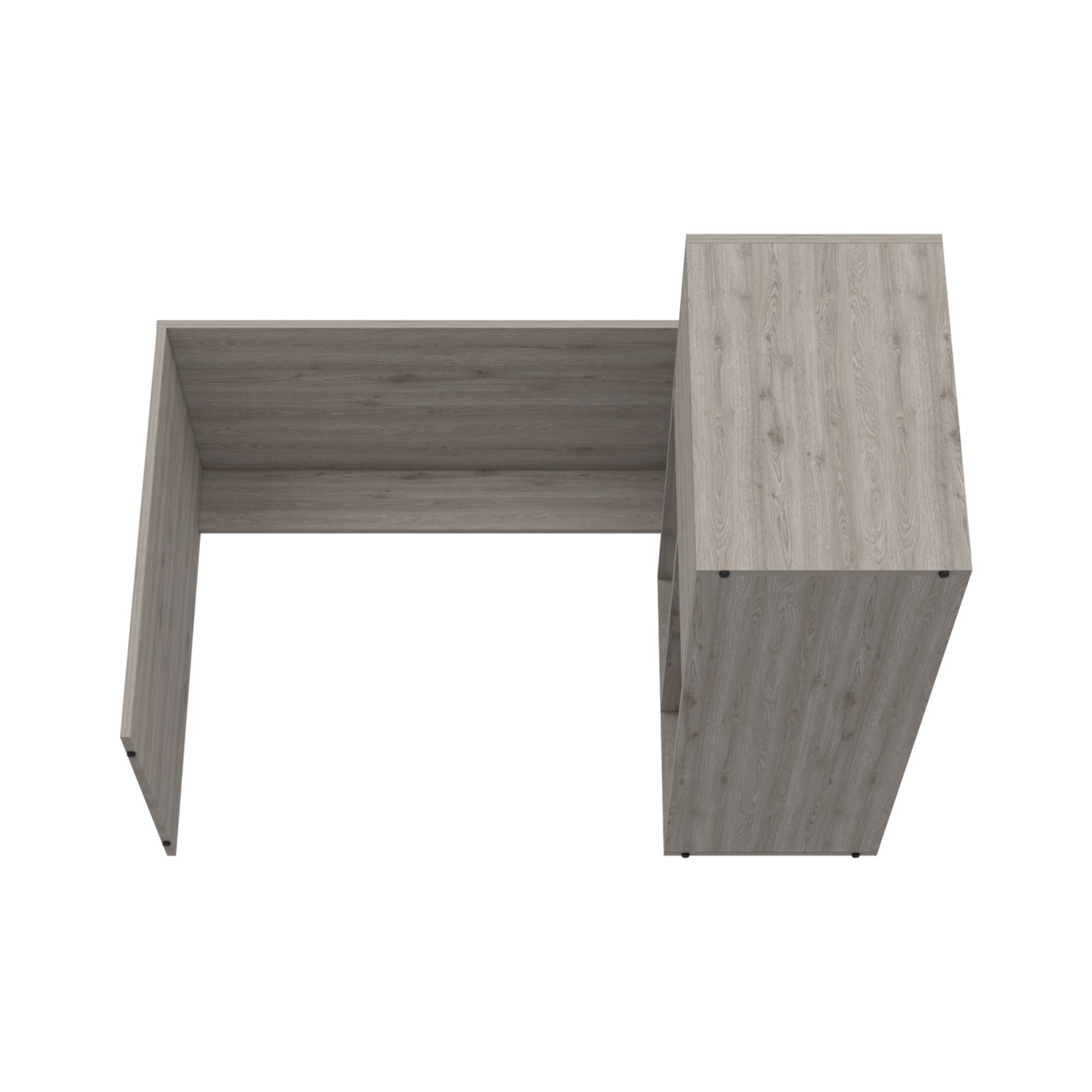 ESCRITORIO EN L 1 PUERTA 116,6X100X73,6 CM FM-033G GRIS - 6