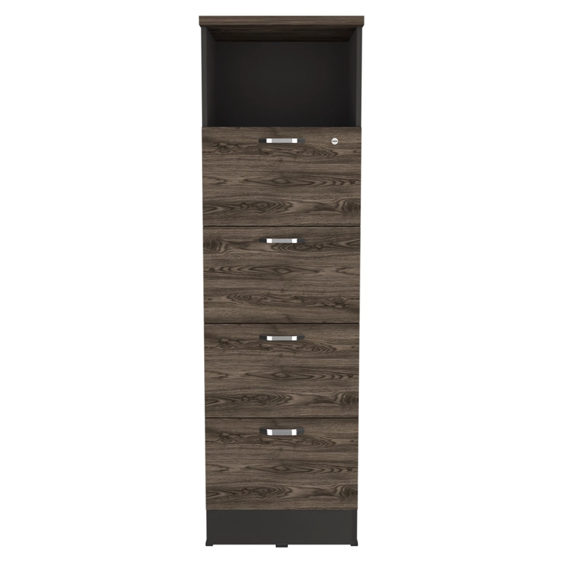 CAJONERA 161,6X47,5X45 CM FM-004N NEGRO Y CAFÉ OSCURO - 2