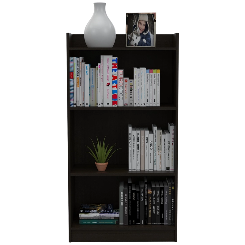 BIBLIOTECA ESTANTE 4 REPISAS  FM-009N NEGRO - 4