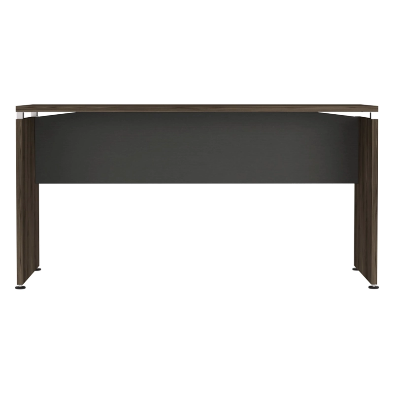 ESCRITORIO 75X150X60 CM FM-009N NEGRO Y CAFÉ OSCURO - 2