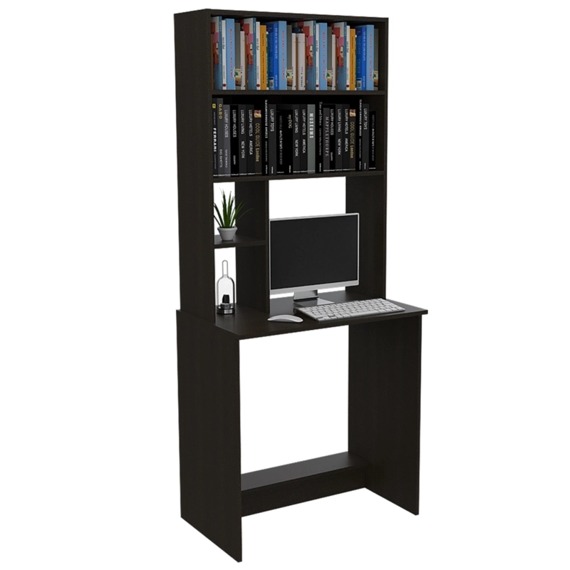 ESCRITORIO BIBLIOTECA 180,7X75,2X48,6 CM FM-016N NEGRO - 4