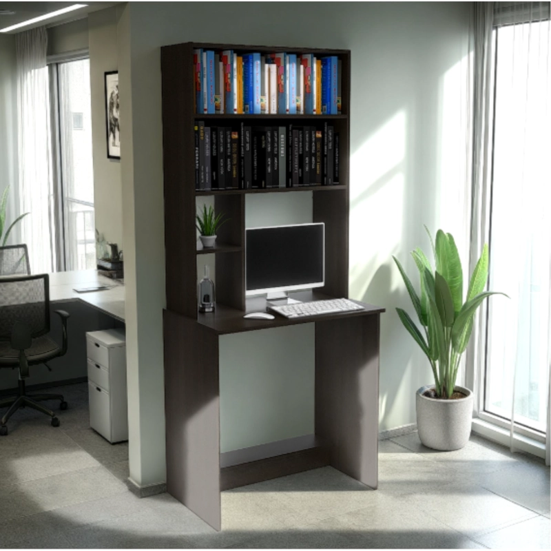 ESCRITORIO BIBLIOTECA 180,7X75,2X48,6 CM FM-016N NEGRO - 5