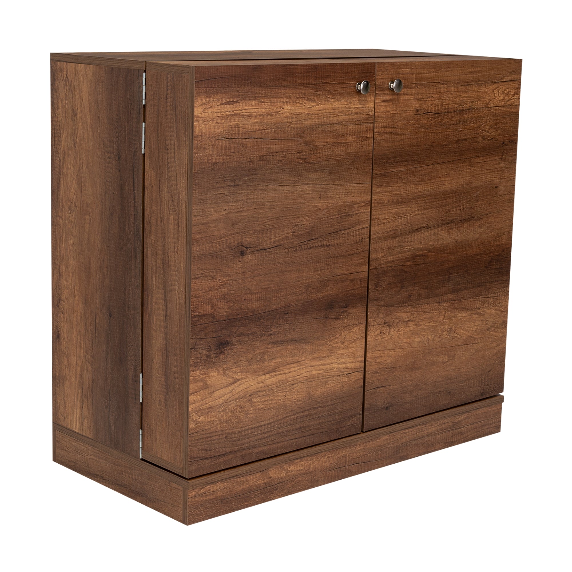 BAR EXTENSIBLE 12 BOTELLEROS 2 PUERTA FM-012O CAFÉ OSCURO - 1