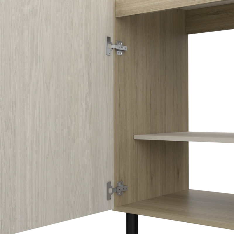 MUEBLE BASE DE COCINA 3 PUERTAS 2 CAJONES FM-003C CAFÉ CLARO - 11