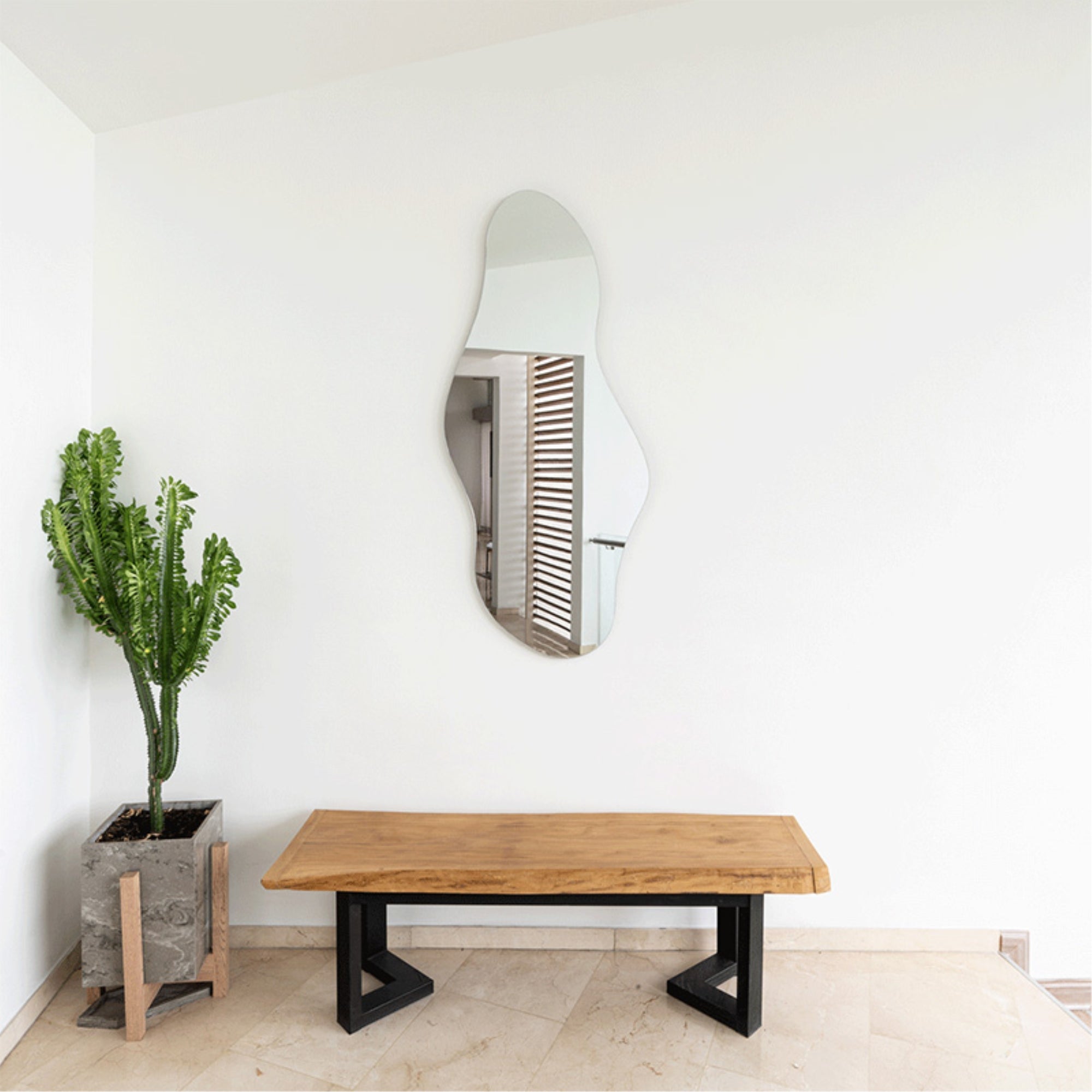 ESPEJO CON FORMA IRREGULAR 150X65X1,9 CM FM-021 - 8