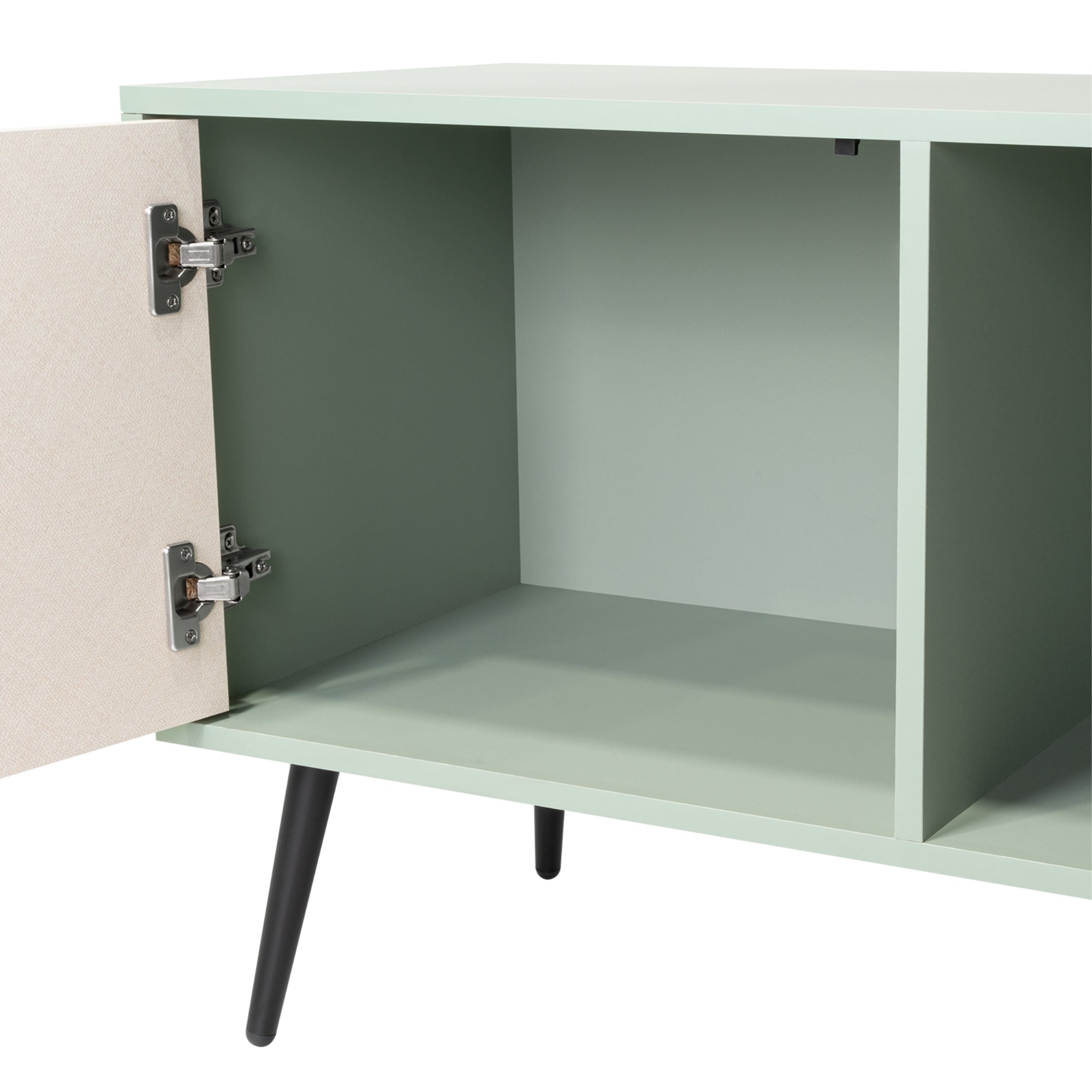 RACK TV 65' 1 PUERTA VERDE AZULADO - 8