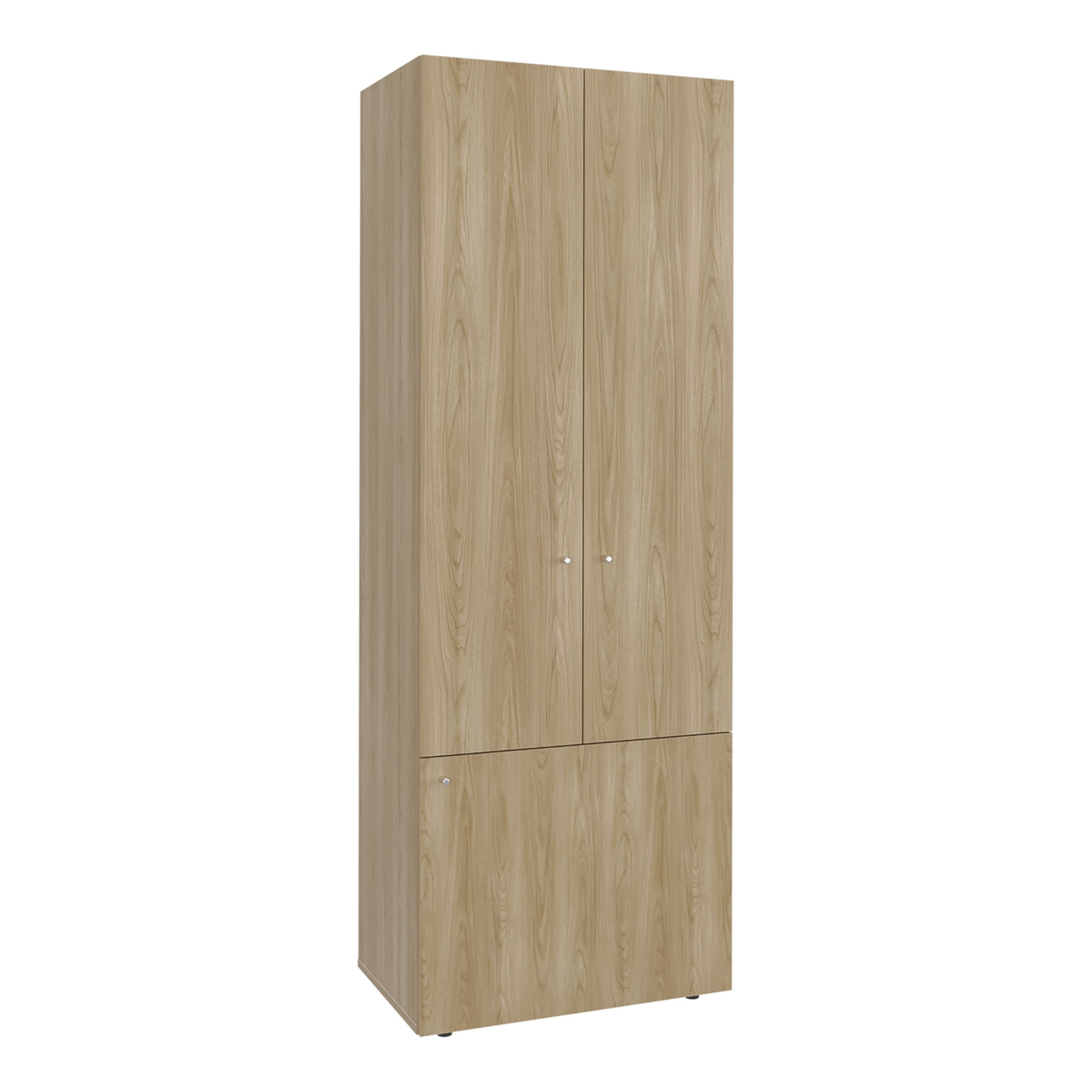 CLOSET 3 PUERTAS 170X60X40,2 CM EN COLOR CAFE CLARO - 1