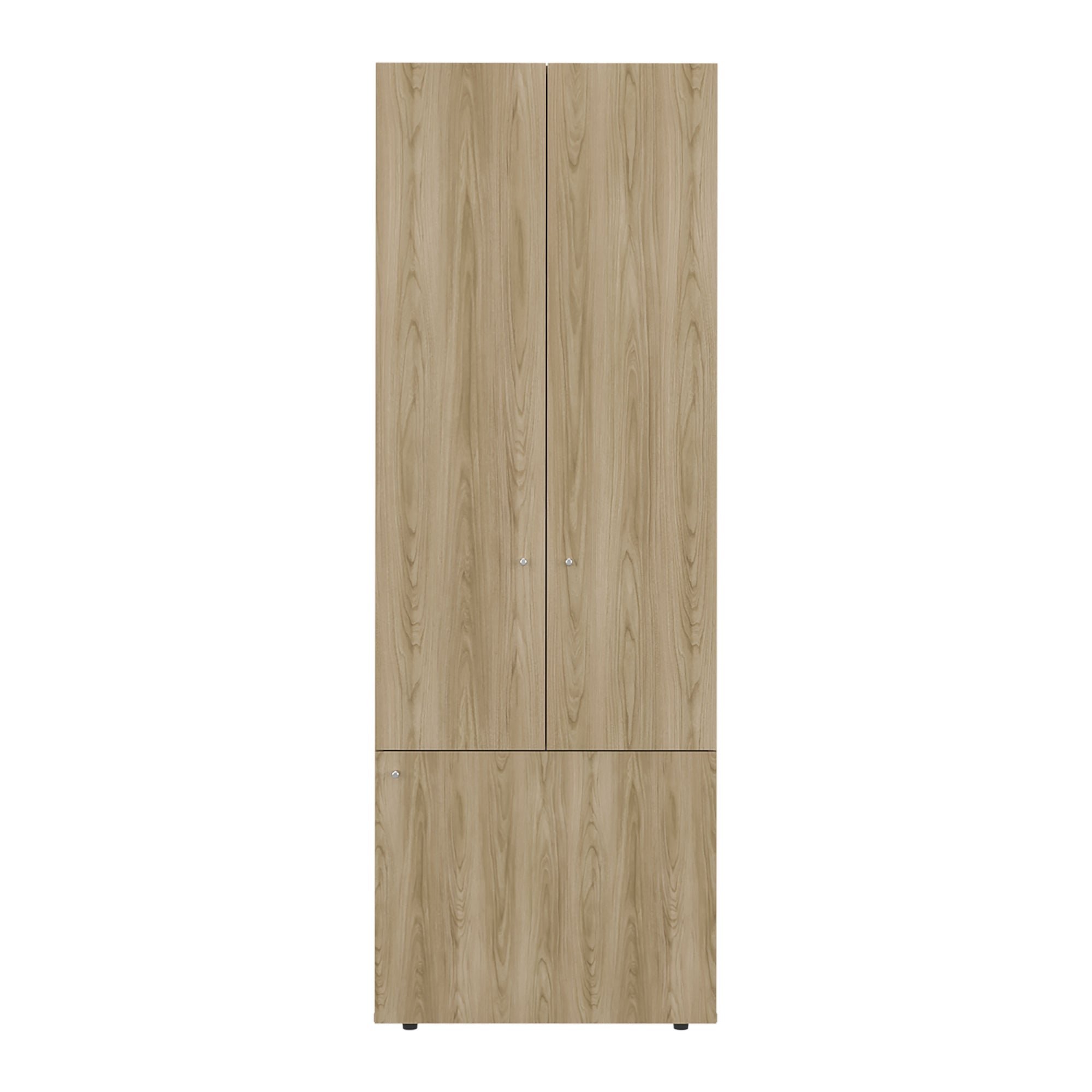 CLOSET 3 PUERTAS 170X60X40,2 CM EN COLOR CAFE CLARO - 2