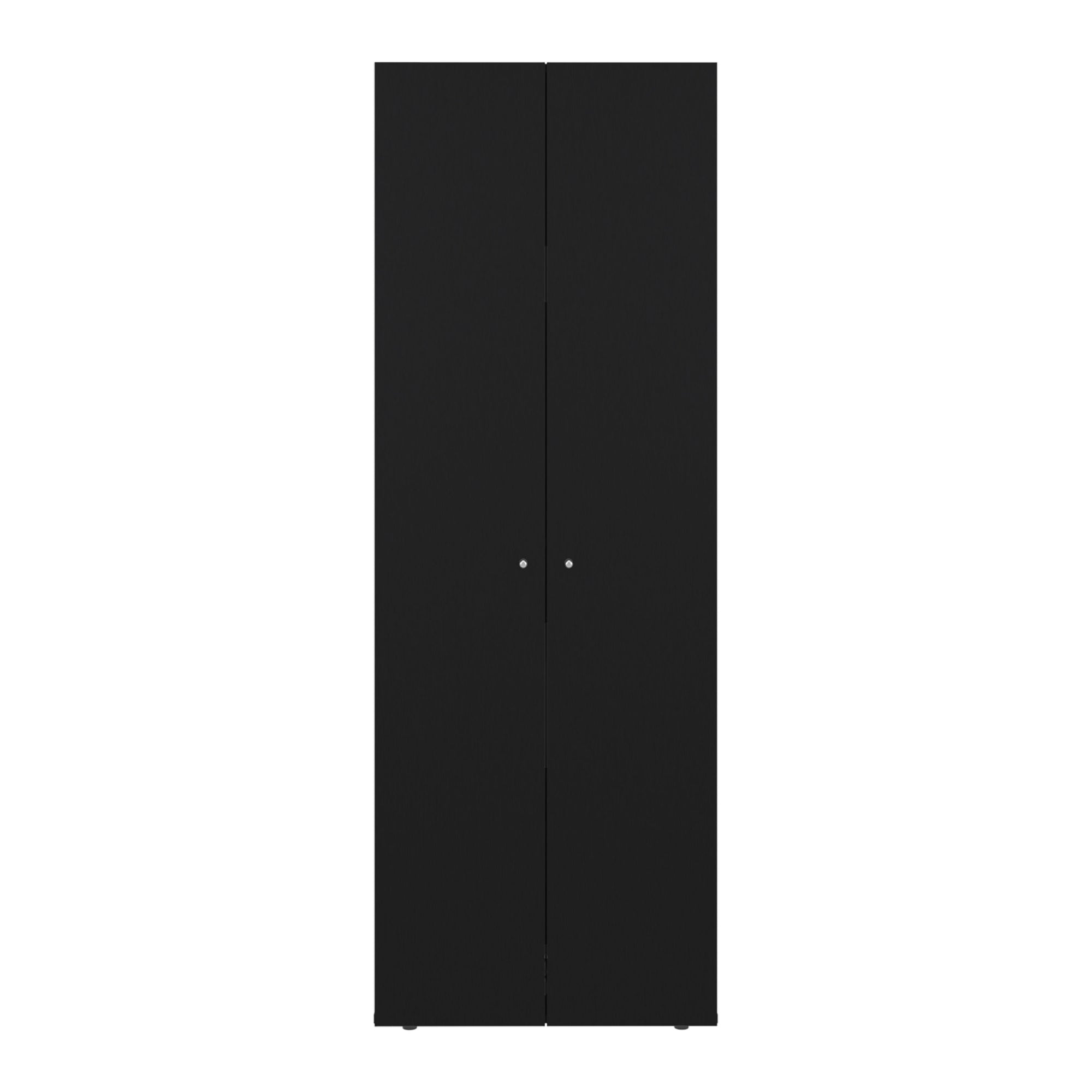 CLOSET 2 PUERTAS 170X60X40,2 CM EN COLOR NEGRO - 2