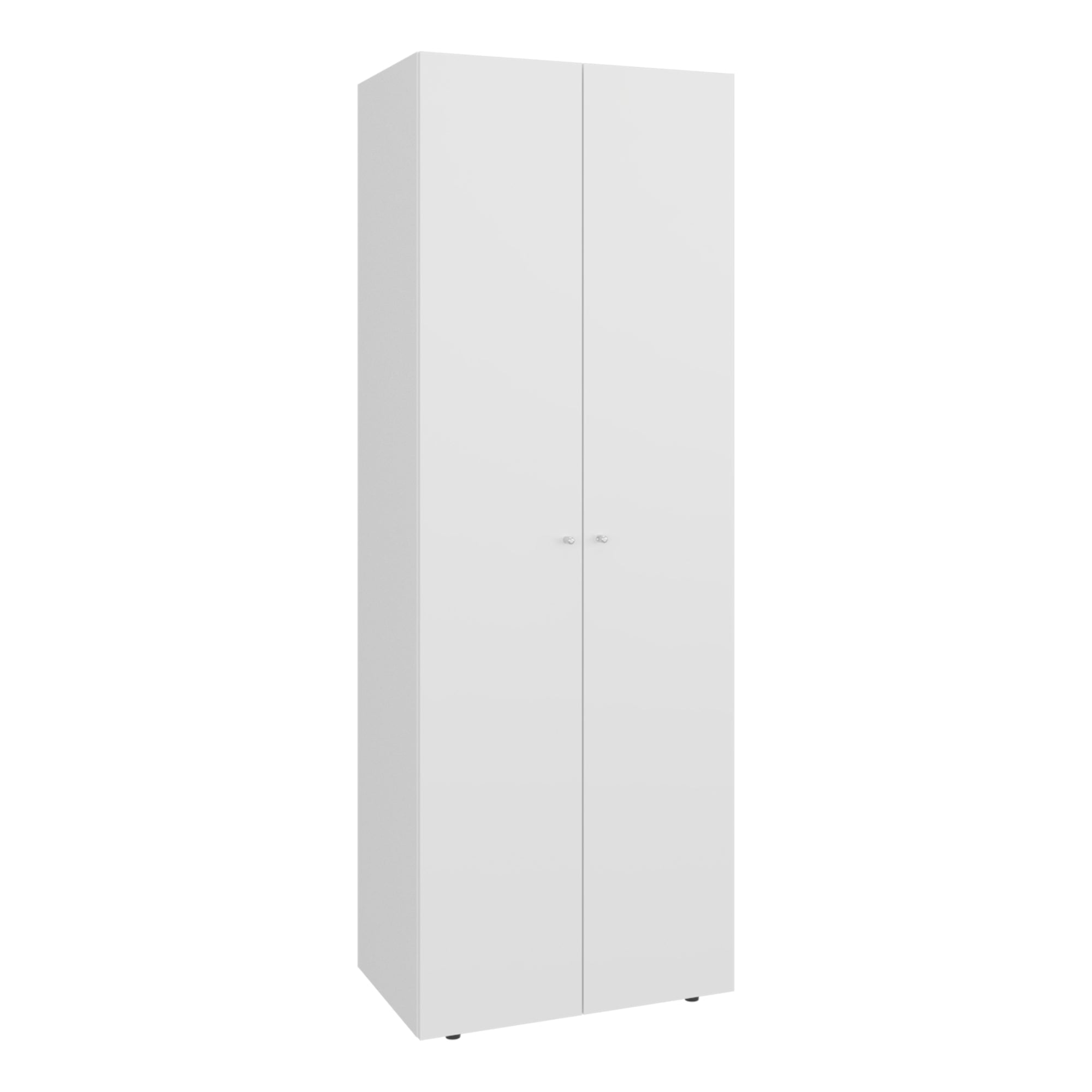 CLOSET 1 COLGADOR 2 PUERTAS 170X60X40,2 CM EN COLOR BLANCO - 1