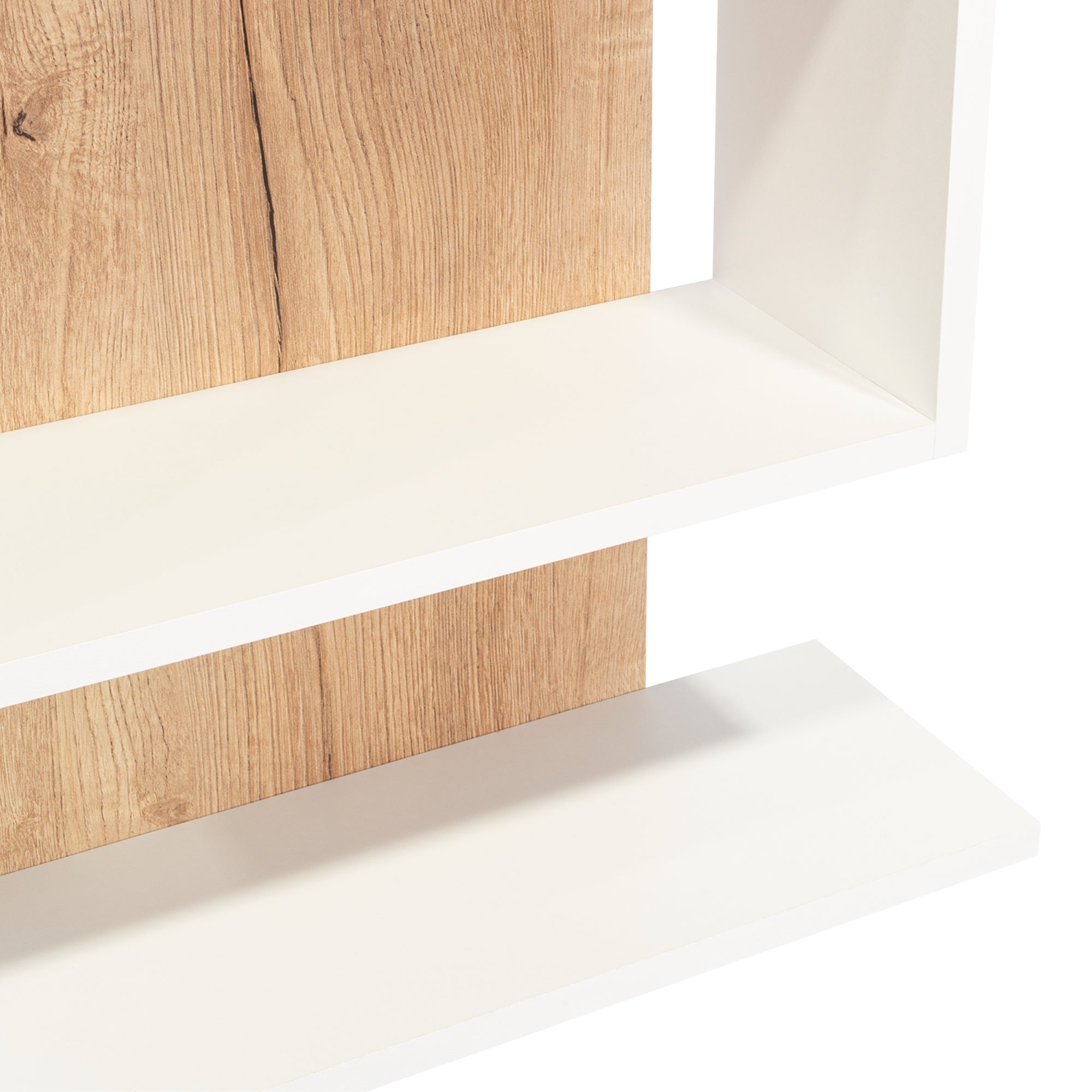 MUEBLE ORGANIZADOR BAÑO EN COLOR CAFE CLARO Y EN COLOR BLANCO - 7