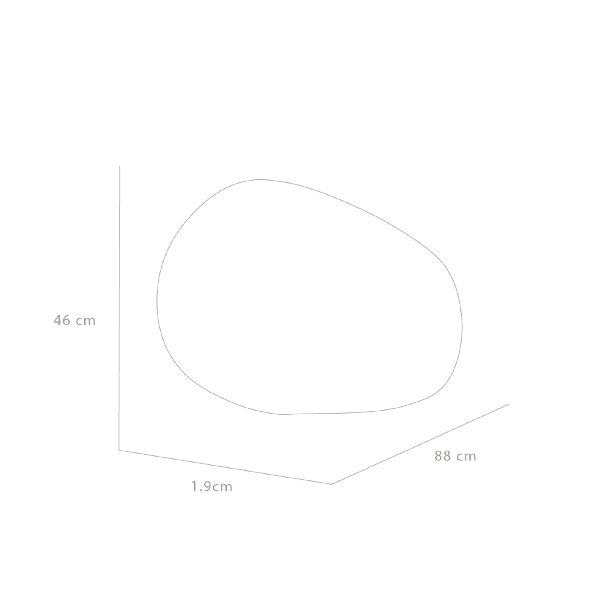 ESPEJO 46X88X1,9 CM FORMA IRREGULAR - 8