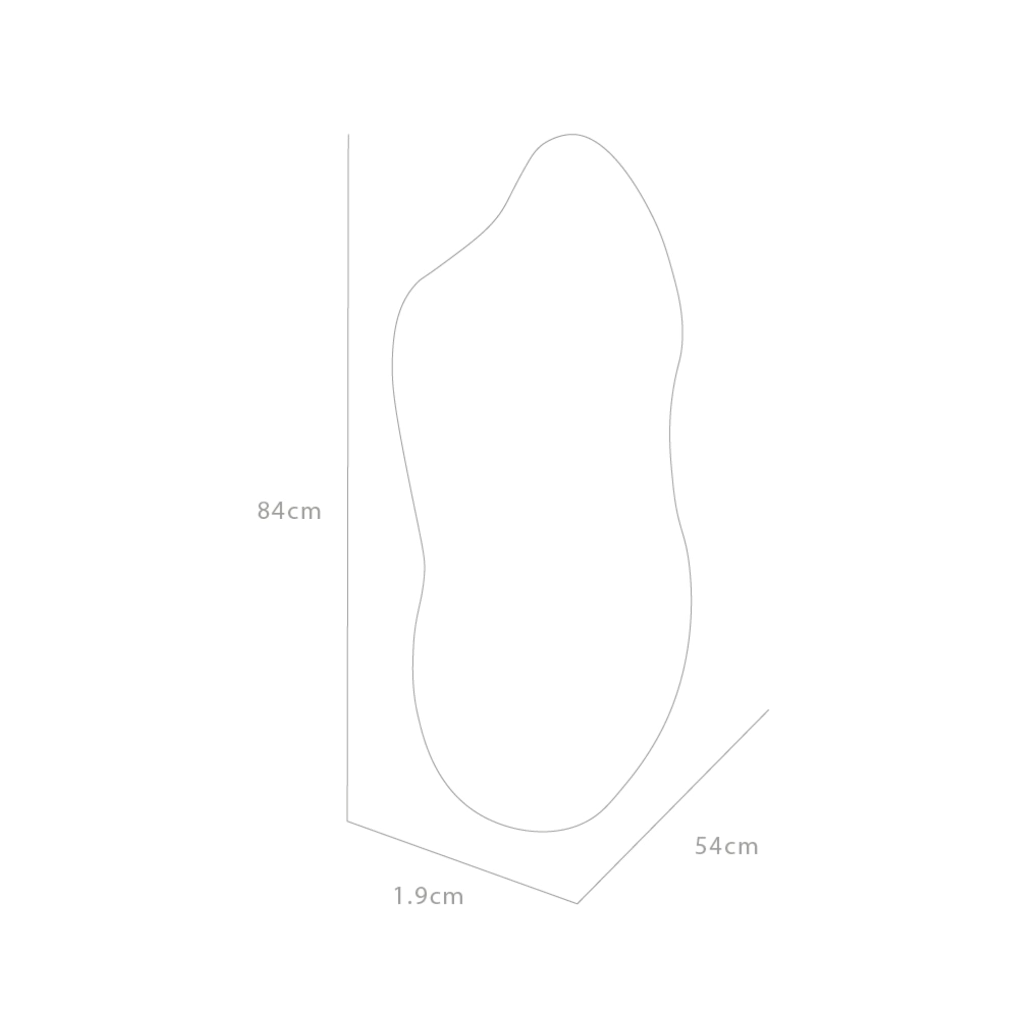 ESPEJO 84X54X1,9 CM FORMA IRREGULAR - 8