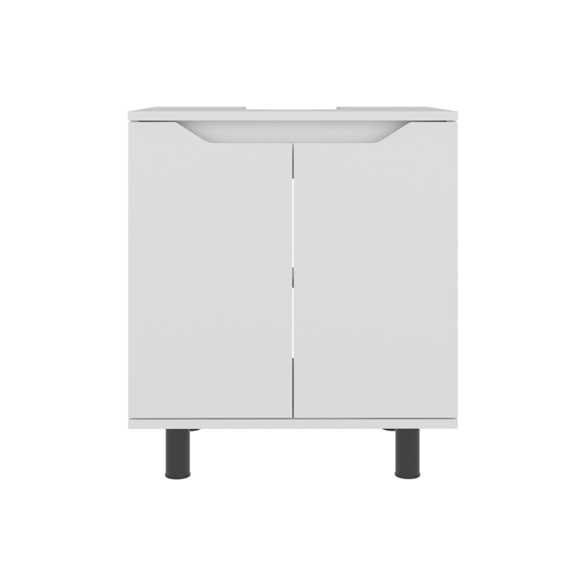 MUEBLE PARA LAVAMANOS 2 PUERTAS EN COLOR BLANCO - 2