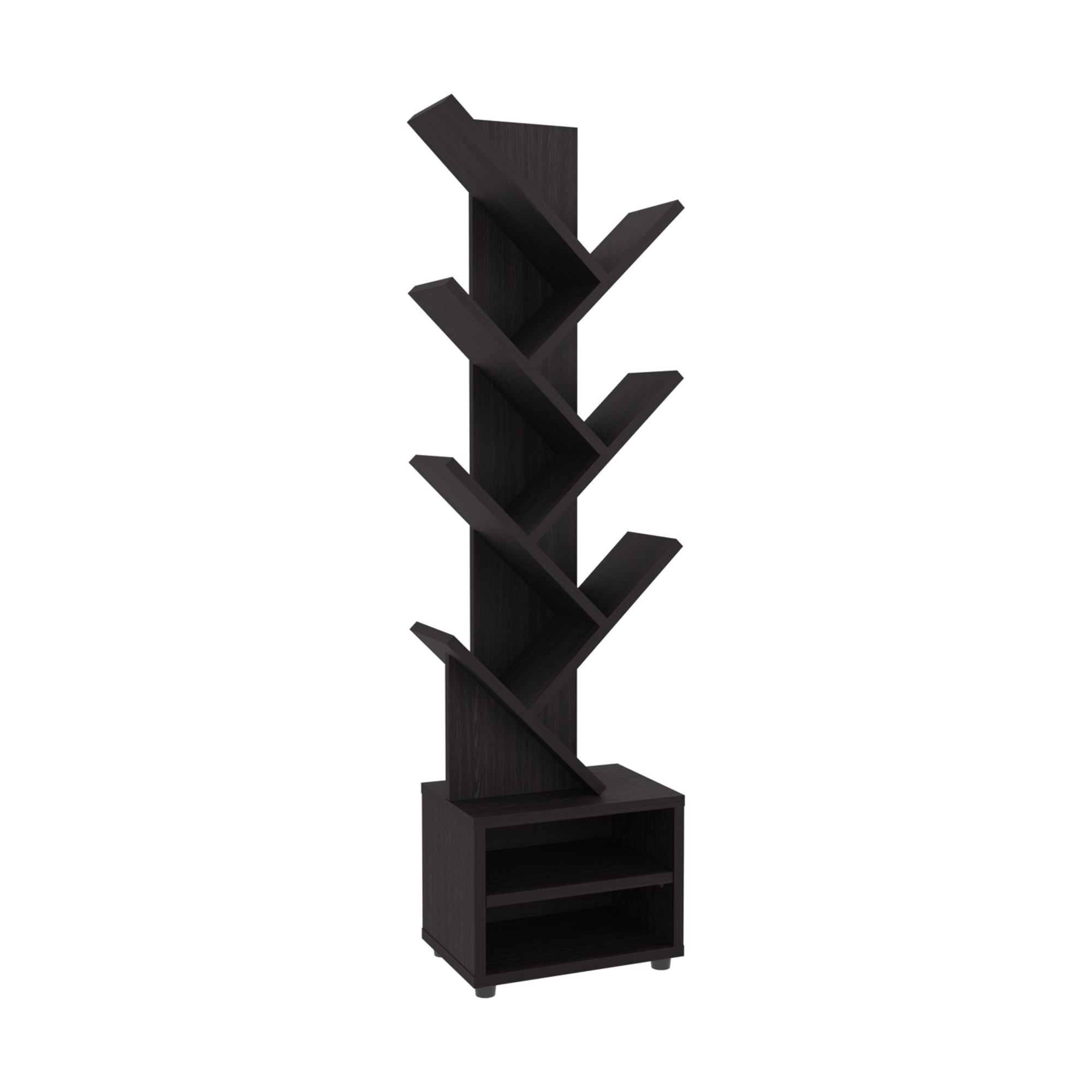 LIBRERO 116,1X30,5X21 CM EN COLOR NEGRO - 1