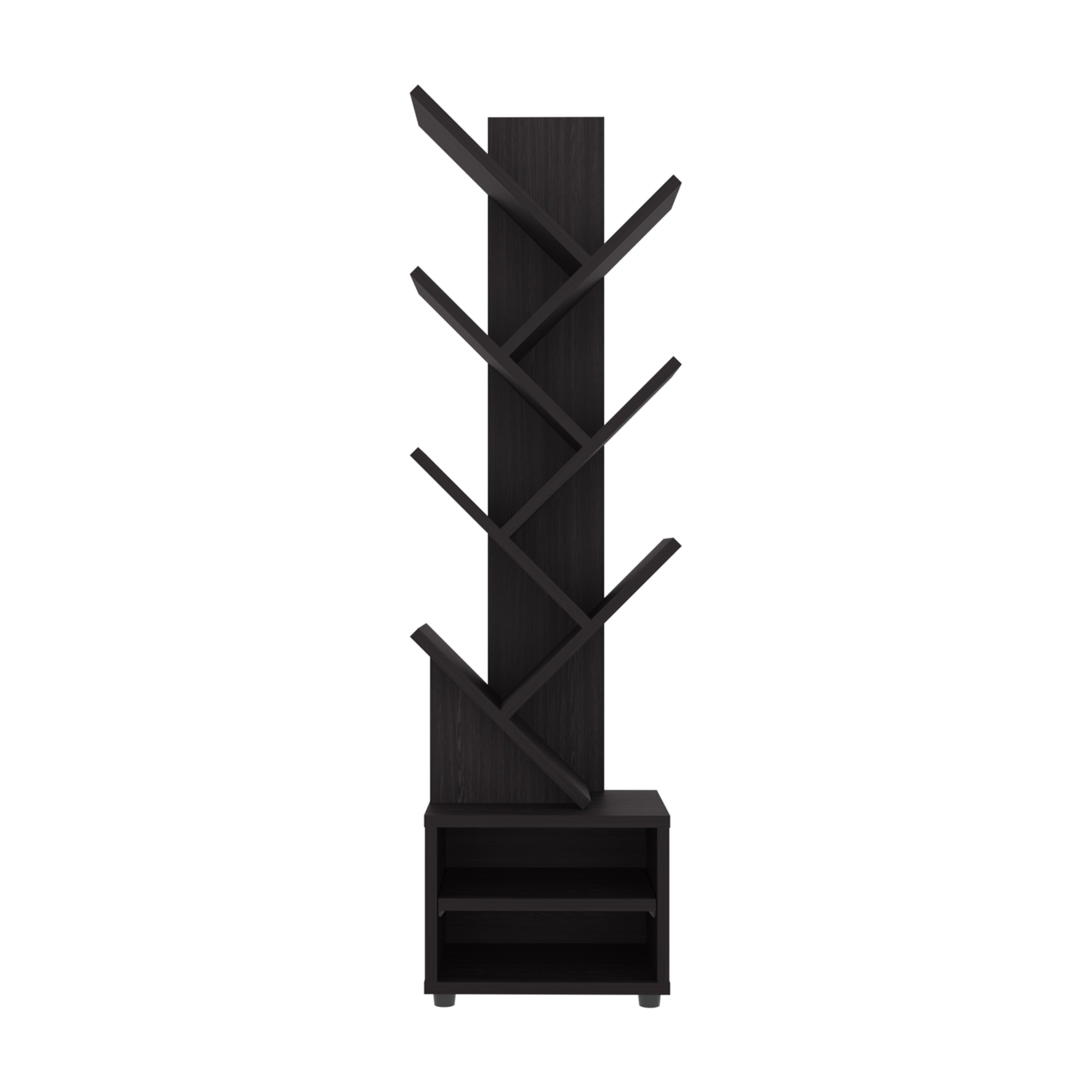 LIBRERO 116,1X30,5X21 CM EN COLOR NEGRO - 2