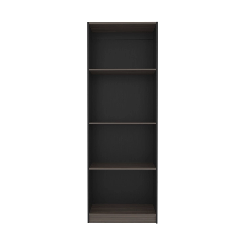 ESTANTE ORGANIZADOR 3 NIVELES NEGRO Y CAFE  180,6X62,8X29,9 CM - 2